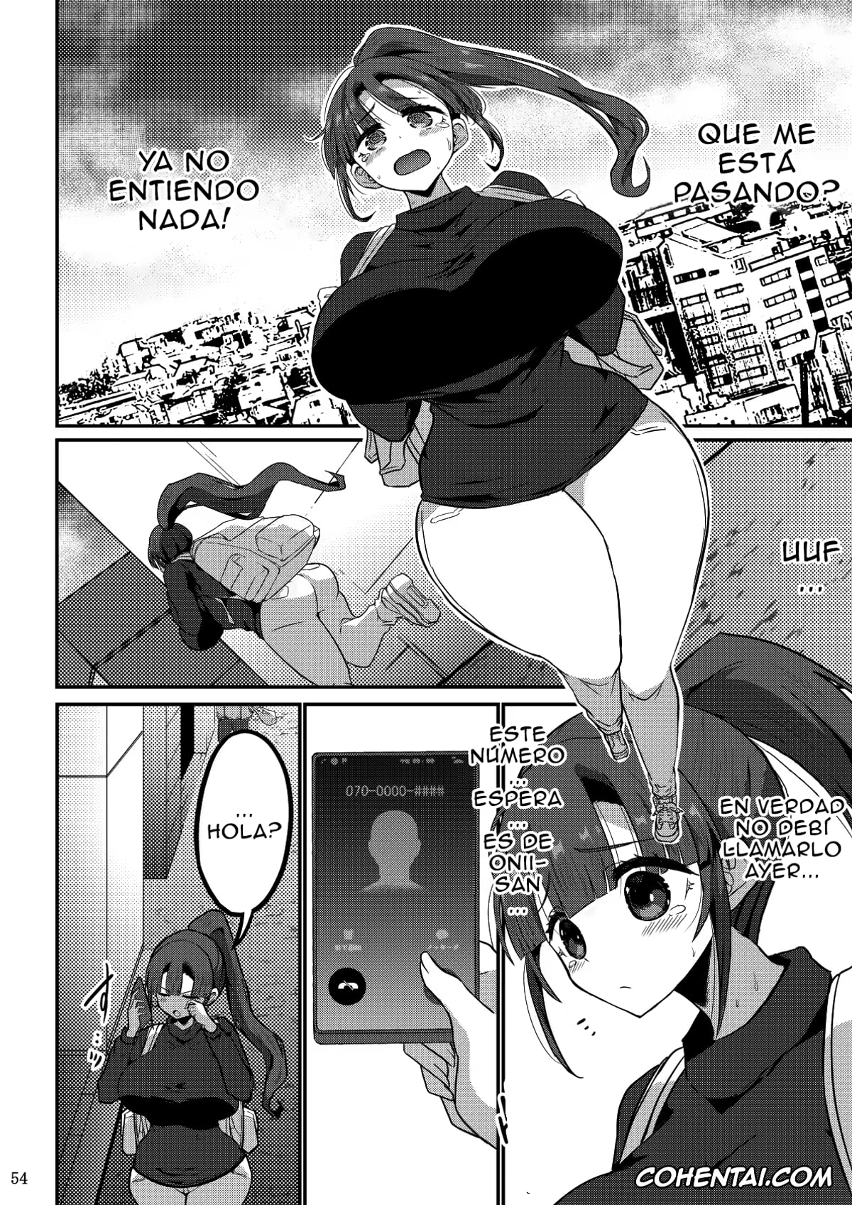 Original xxx, Yokkyuu Fuman ga Tamatte Hoka no Otoko no Chinpo Case ni Natteshimatta Oku-san -Musume Hen-, pagina 55
