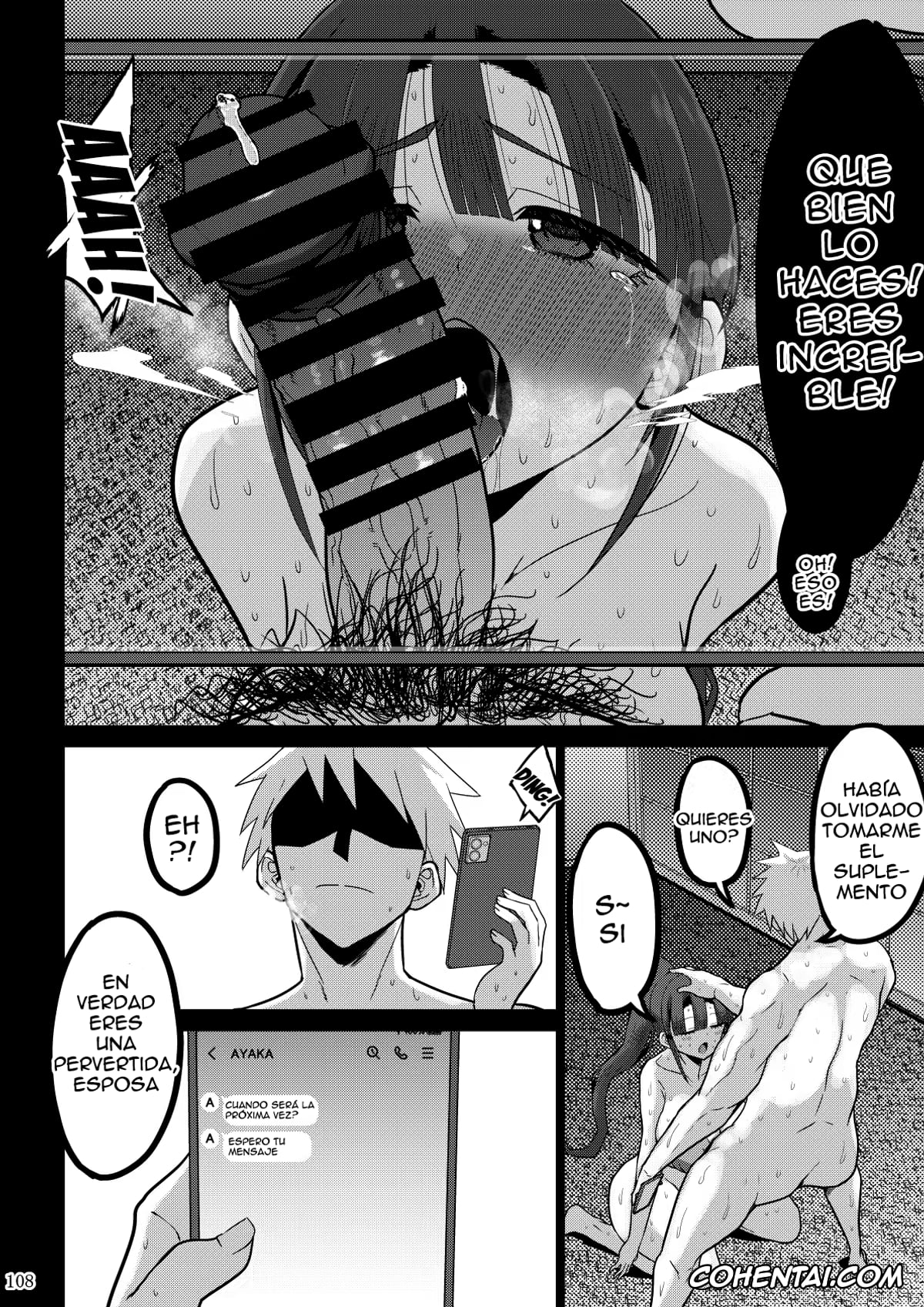 Original xxx, Yokkyuu Fuman ga Tamatte Hoka no Otoko no Chinpo Case ni Natteshimatta Oku-san -Musume Hen-, pagina 109