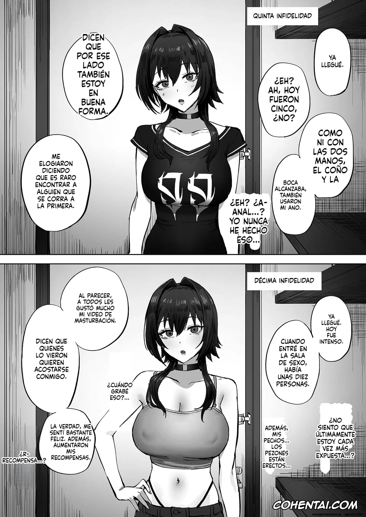 Original hentai, Netorase Kurabu ni Okuridashita Fukanshou no Daunaa Kanojo no Houkoku, pagina 21