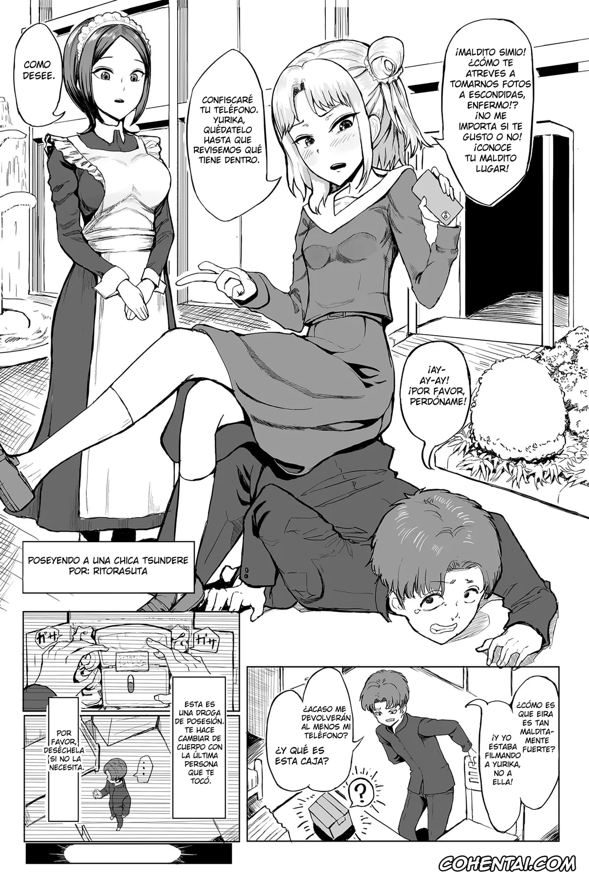 Original xxx, Possessing a Tsundere Lady, pagina 1