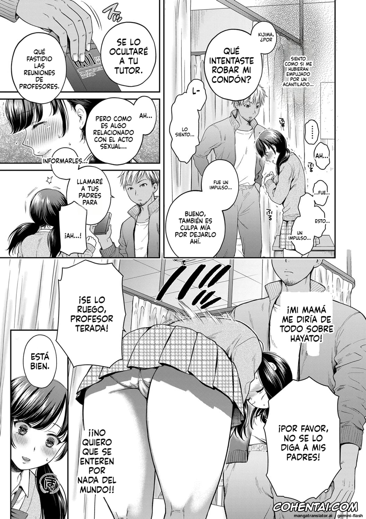 Original hentai, Henyou Suru Oyako, pagina 9