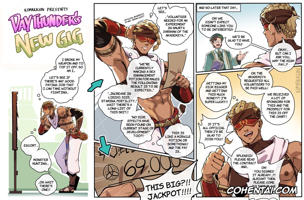 Genshin Impact xxx, Daythunder’s New Gig (Genshin Impact), pagina 1