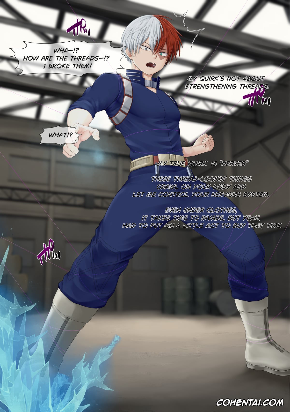 My Hero Academia | Boku No Hero Academia hentai, Shouto Todoroki hentai, Sh*to Re**raint m***urb*tion (Boku No Hero Academia), pagina 6