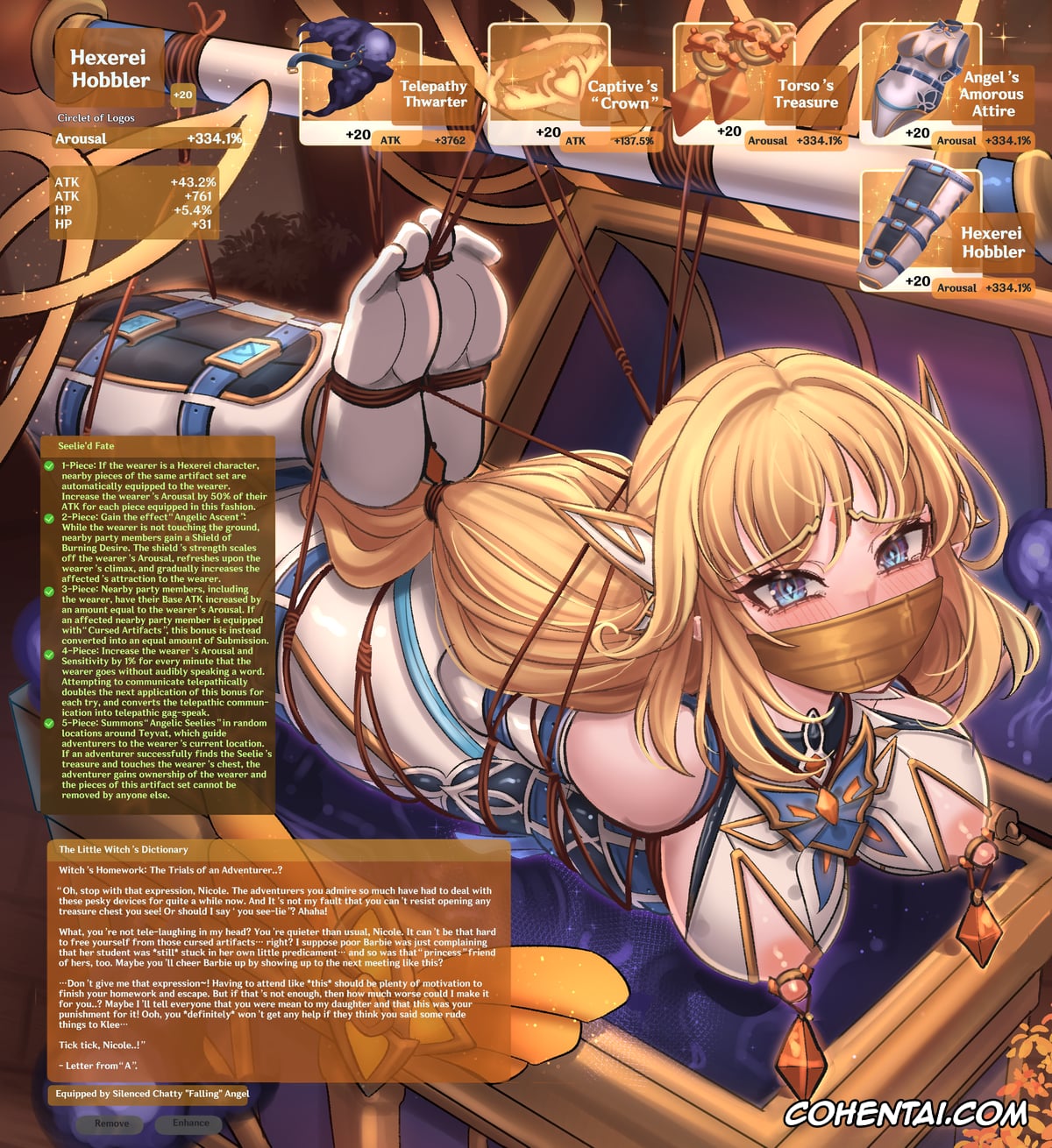 Genshin Impact hentai, Nicole Reeyn hentai, Nicole (Genshin Impact), pagina 15