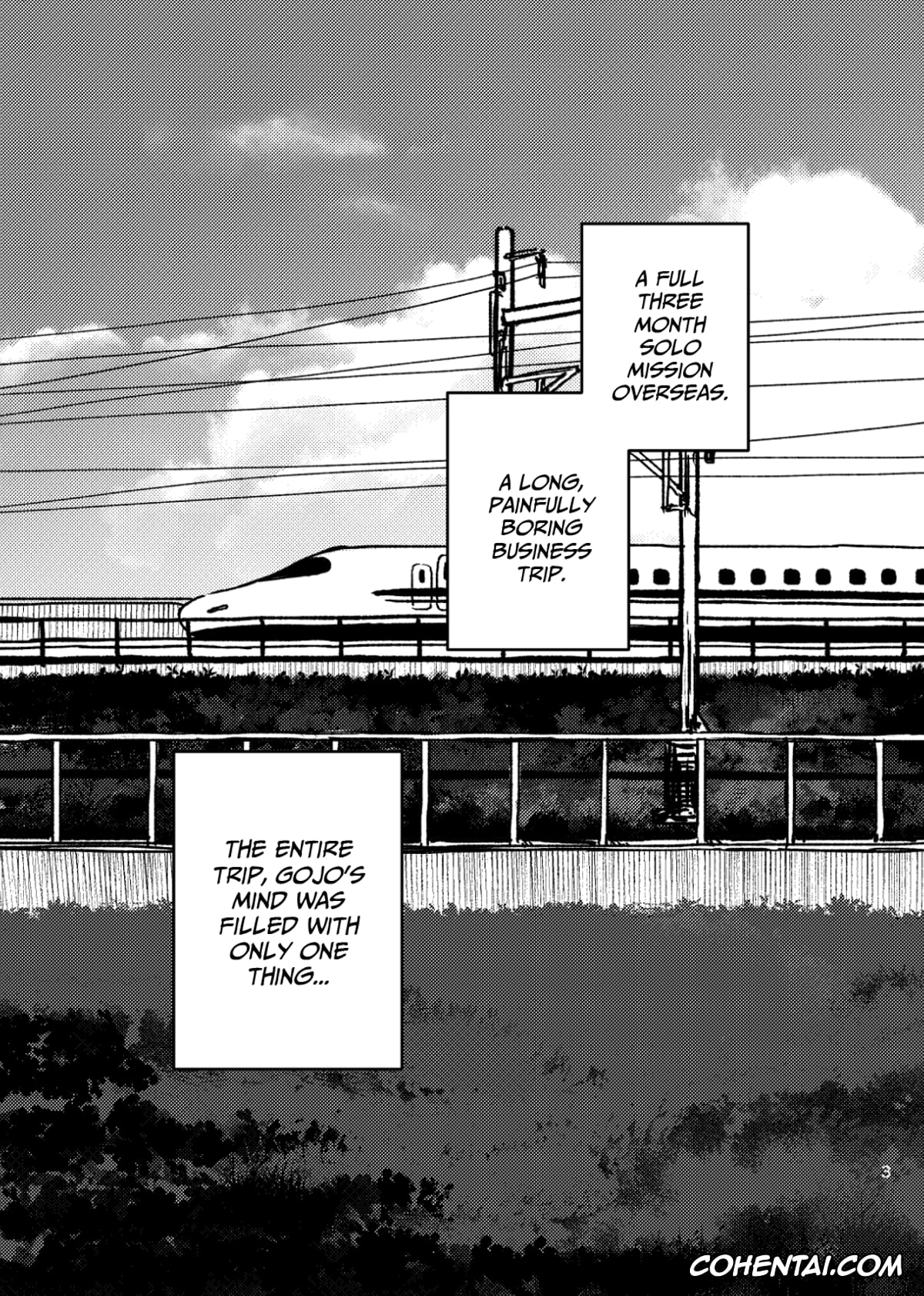 Jujutsu Kaisen hentai, Satoru Gojo hentai, Suguru Geto hentai, Think of Me Whether You’re Asleep or Awake (Sob) (Jujutsu Kaisen), pagina 3