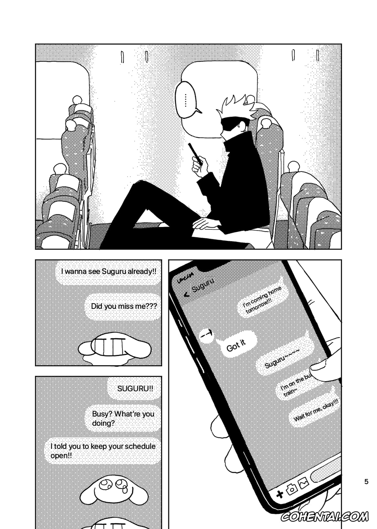 Jujutsu Kaisen porno, Satoru Gojo porno, Suguru Geto porno, Think of Me Whether You’re Asleep or Awake (Sob) (Jujutsu Kaisen), pagina 5
