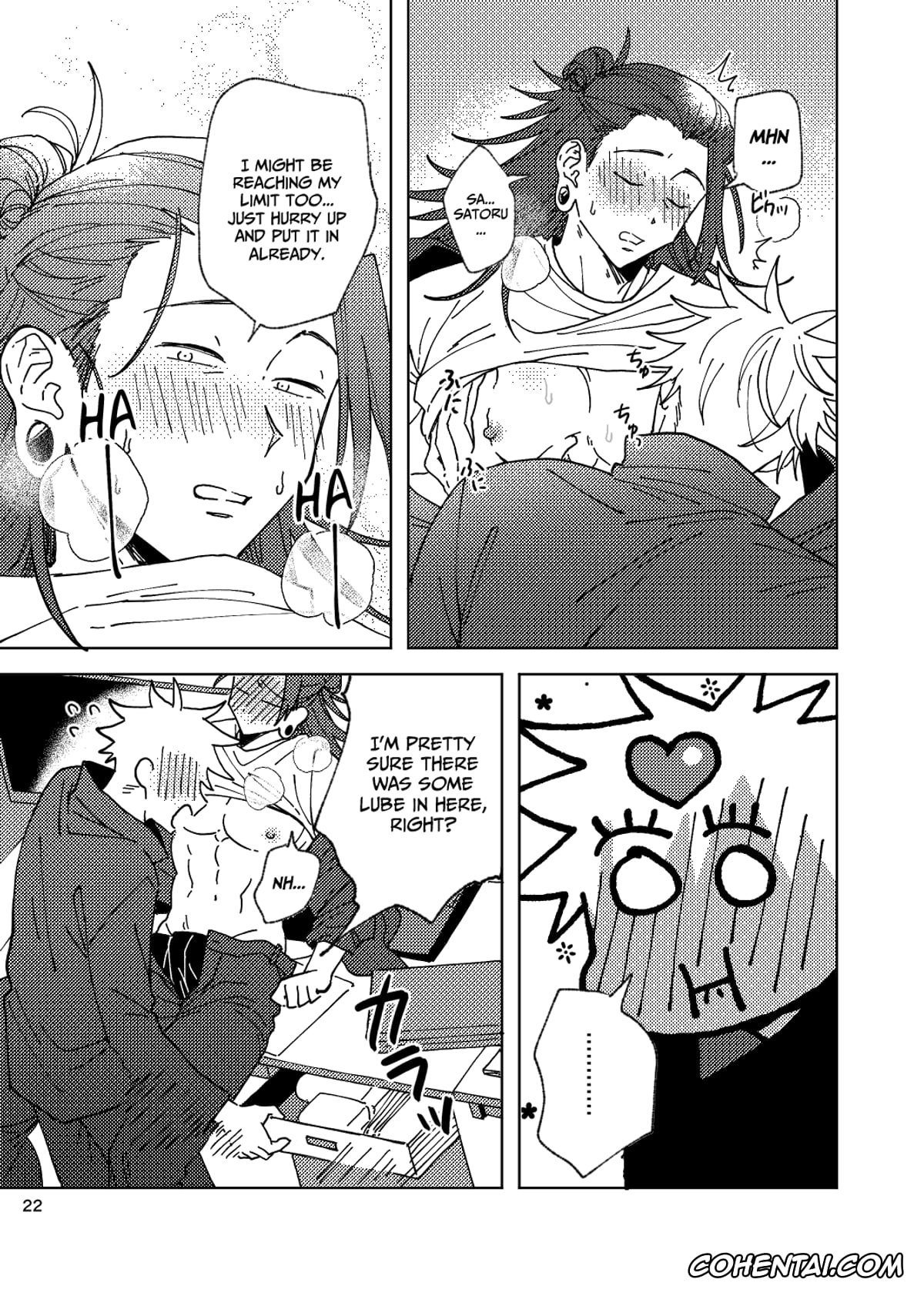 Jujutsu Kaisen xxx, Satoru Gojo xxx, Suguru Geto xxx, Think of Me Whether You’re Asleep or Awake (Sob) (Jujutsu Kaisen), pagina 22