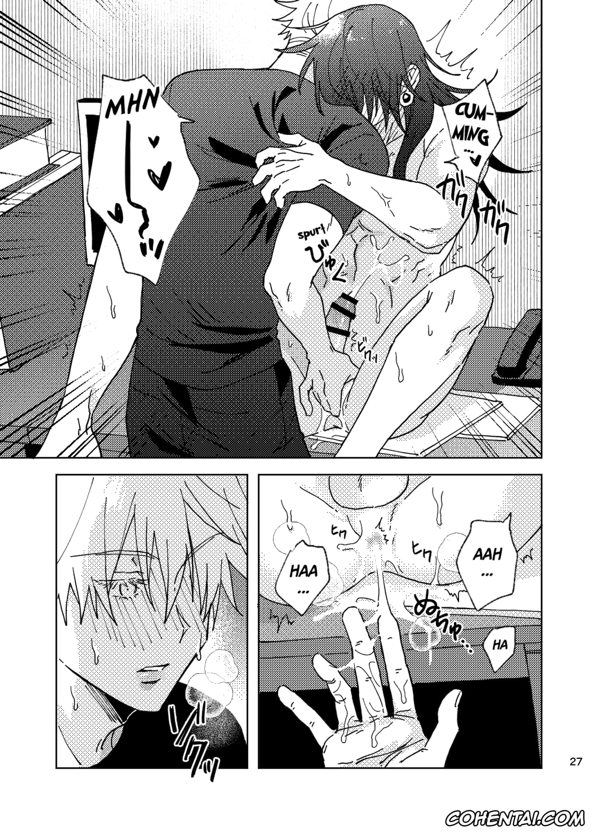 Jujutsu Kaisen hentai, Satoru Gojo hentai, Suguru Geto hentai, Think of Me Whether You’re Asleep or Awake (Sob) (Jujutsu Kaisen), pagina 27
