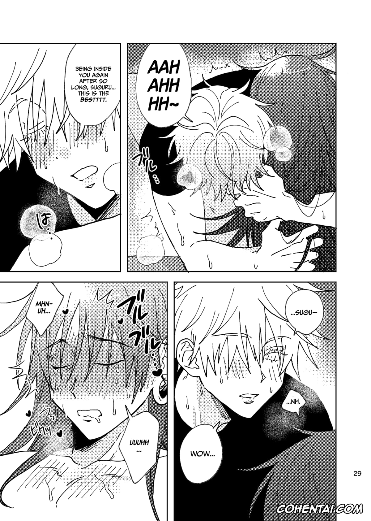 Jujutsu Kaisen porno, Satoru Gojo porno, Suguru Geto porno, Think of Me Whether You’re Asleep or Awake (Sob) (Jujutsu Kaisen), pagina 29