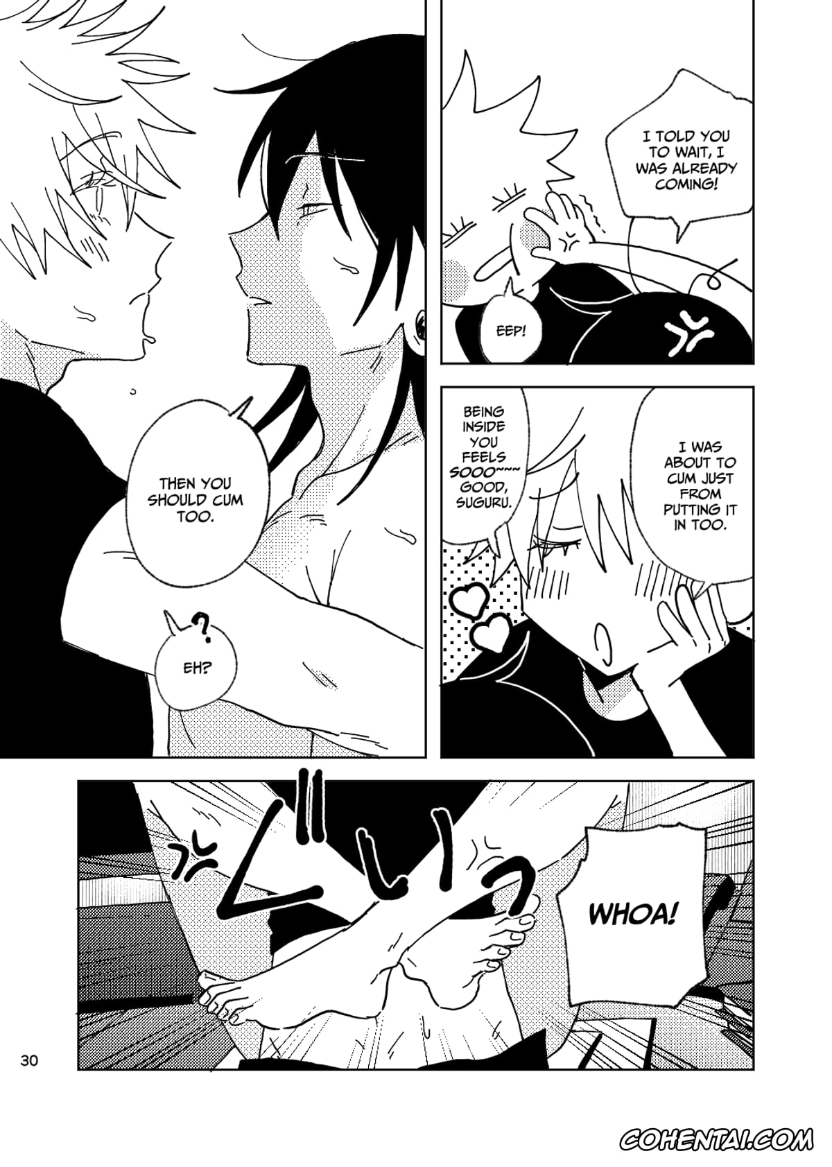 Jujutsu Kaisen hentai, Satoru Gojo hentai, Suguru Geto hentai, Think of Me Whether You’re Asleep or Awake (Sob) (Jujutsu Kaisen), pagina 30