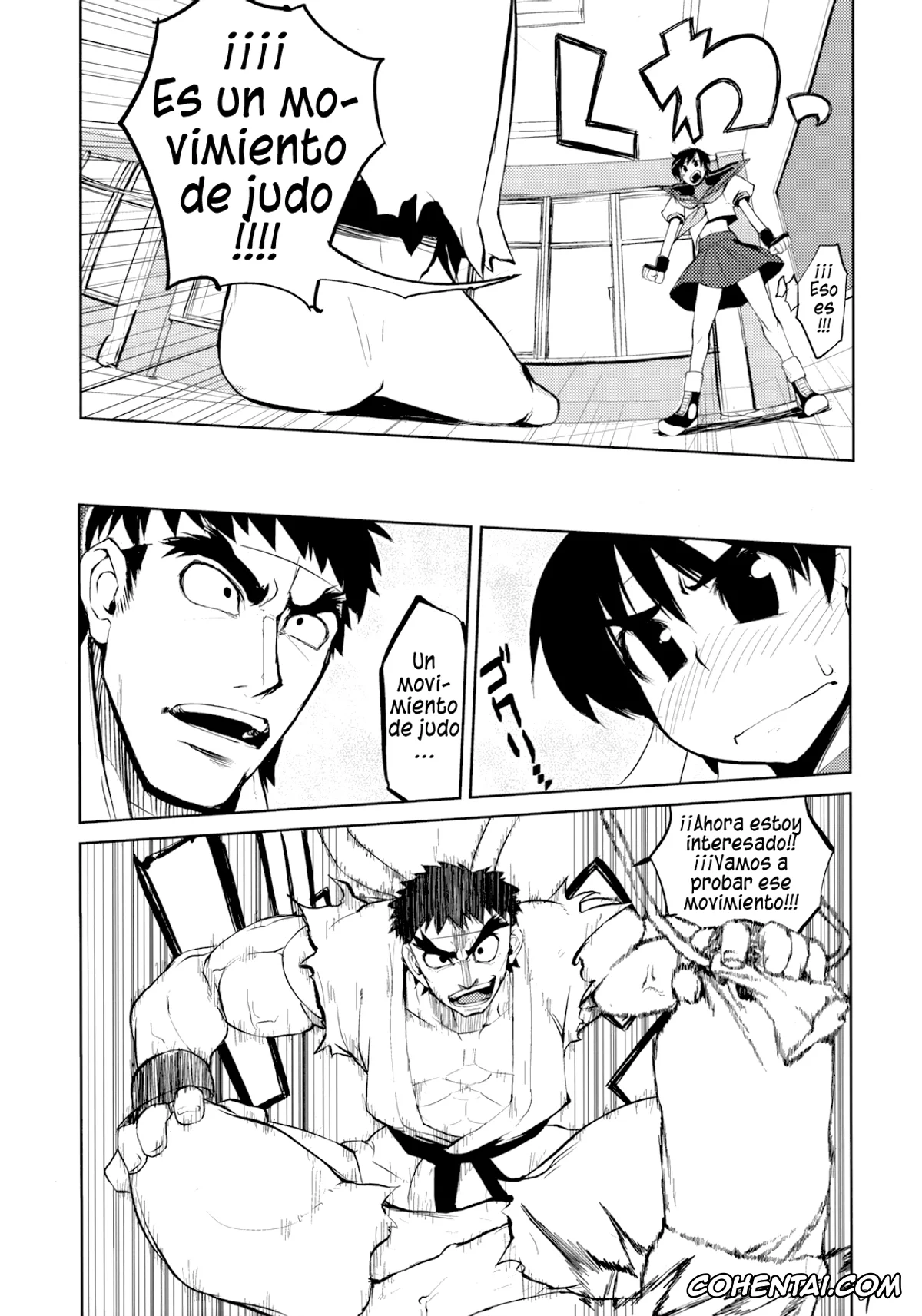 Street Fighter porno, Ryu porno, Sakura Kasugano porno, 200% ZERO. (Street Fighter), pagina 8