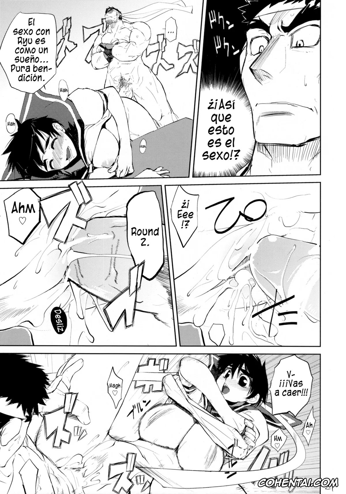Street Fighter porno, Ryu porno, Sakura Kasugano porno, 200% ZERO. (Street Fighter), pagina 20