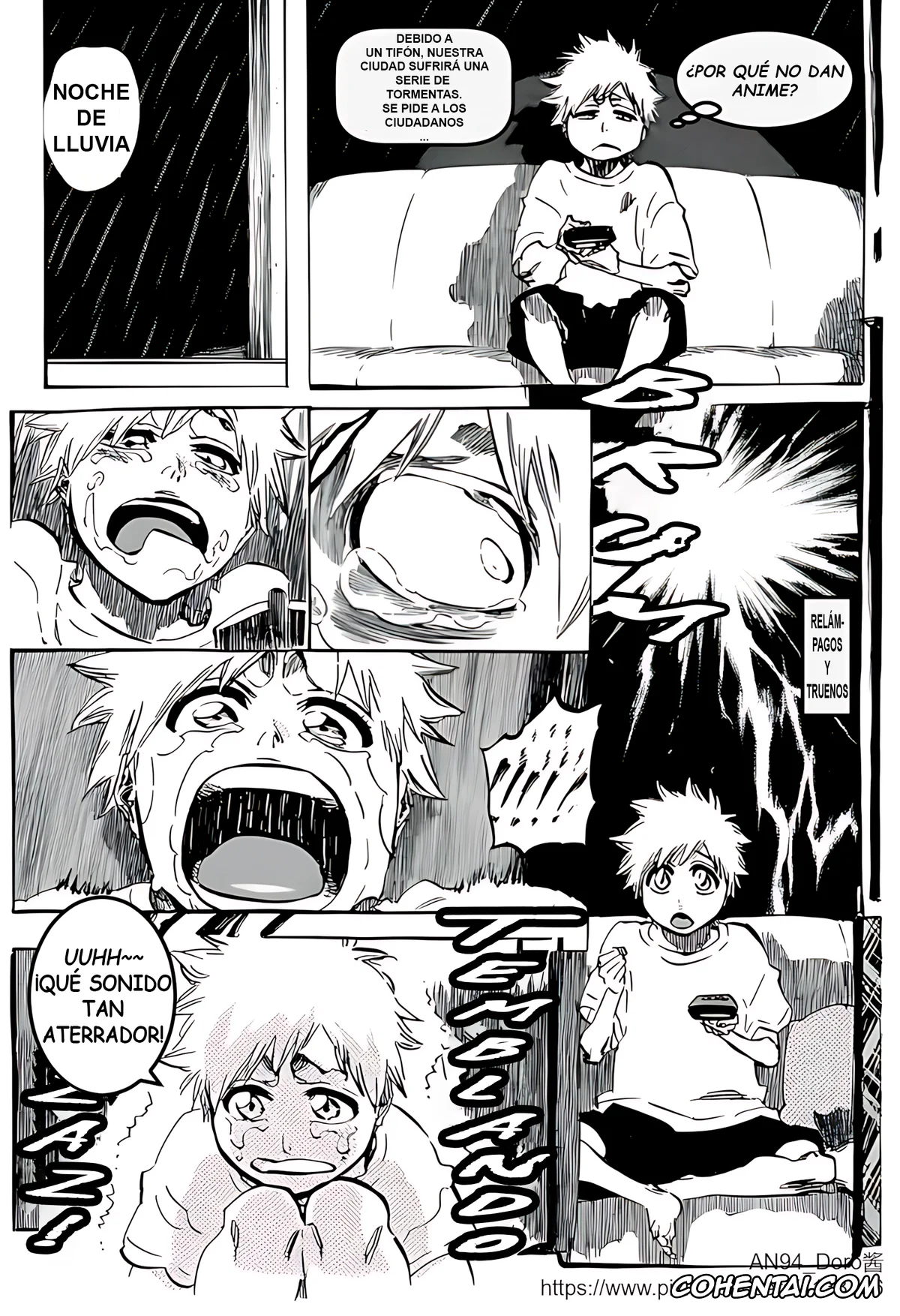 Bleach hentai, Kazui Kurosaki hentai, Orihime Inoue hentai, Mamá, me pica aquí… El diario de «atenciones sexuales» de Inoue. (Bleach), pagina 3