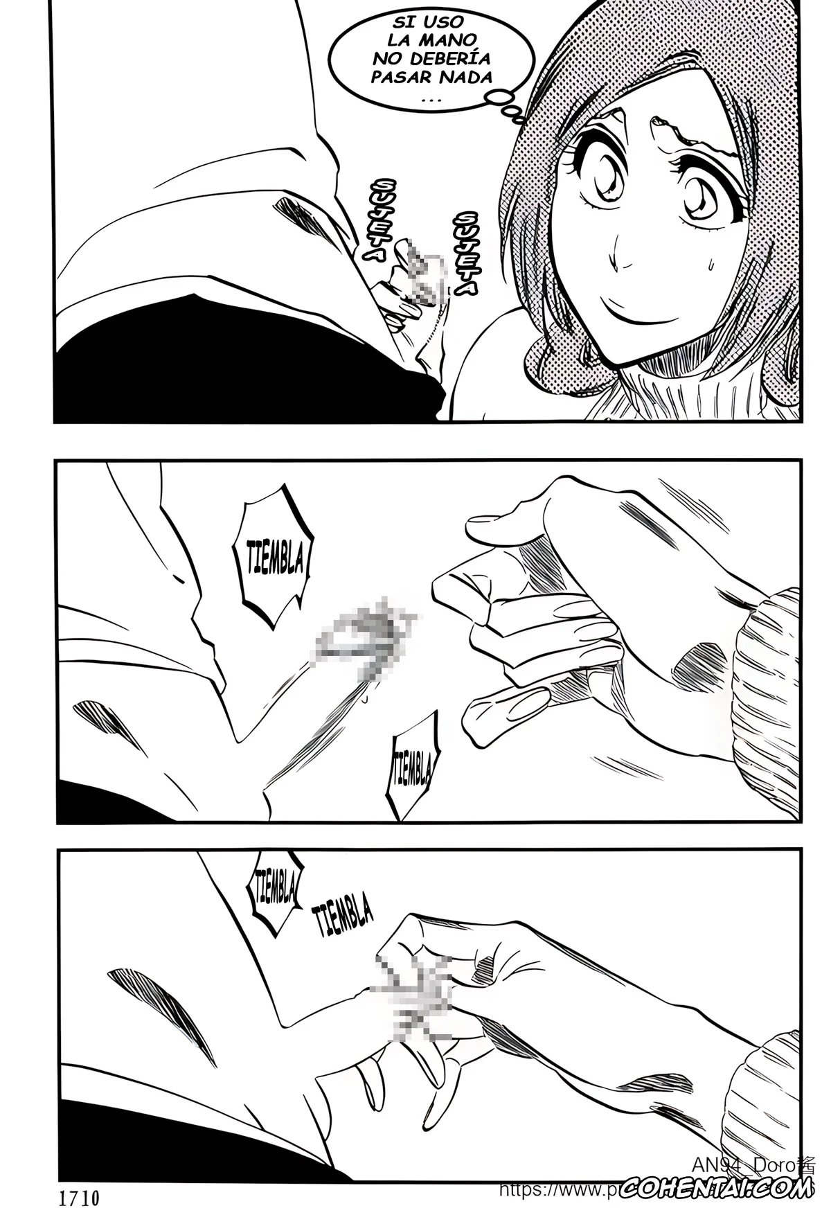Bleach hentai, Kazui Kurosaki hentai, Orihime Inoue hentai, Mamá, me pica aquí… El diario de «atenciones sexuales» de Inoue. (Bleach), pagina 12