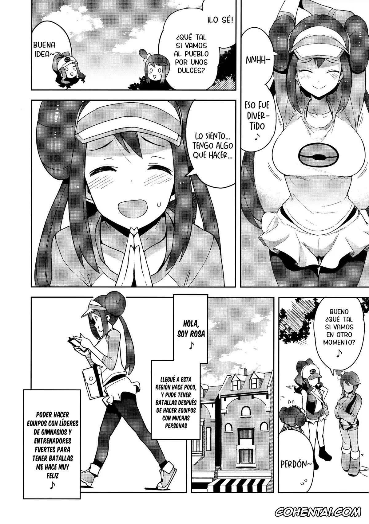 Pokemon | Pocket Monsters hentai, Rosa hentai, Tabi no Kiroku ni (Pokémon Masters), pagina 3