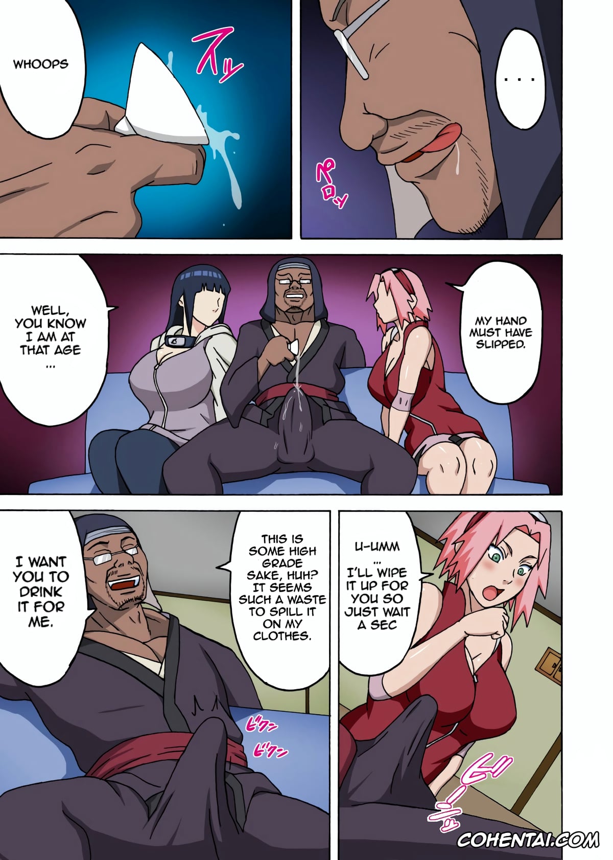 NARUTO xxx, Hinata Hyuga xxx, Sakura Haruno xxx, SakuHina Inninden (Naruto), pagina 4
