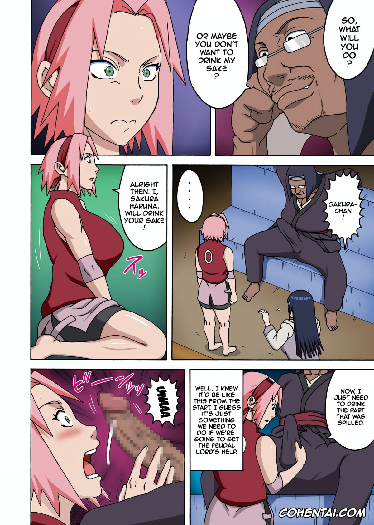 NARUTO porno, Hinata Hyuga porno, Sakura Haruno porno, SakuHina Inninden (Naruto), pagina 5
