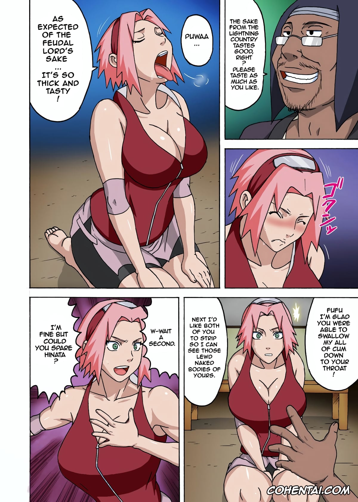 NARUTO hentai, Hinata Hyuga hentai, Sakura Haruno hentai, SakuHina Inninden (Naruto), pagina 9