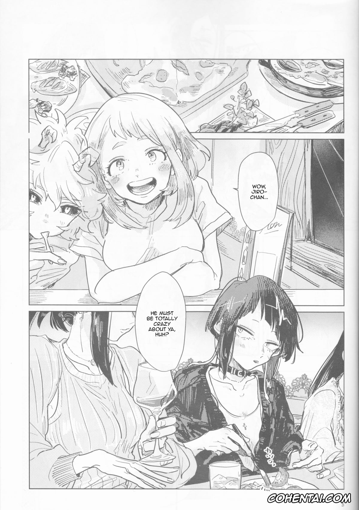 My Hero Academia | Boku No Hero Academia hentai, Katsuki Bakugou hentai, Kyoka Jiro hentai, Drunk, But Unharmed and Unashamed (Boku no Hero Academia), pagina 3