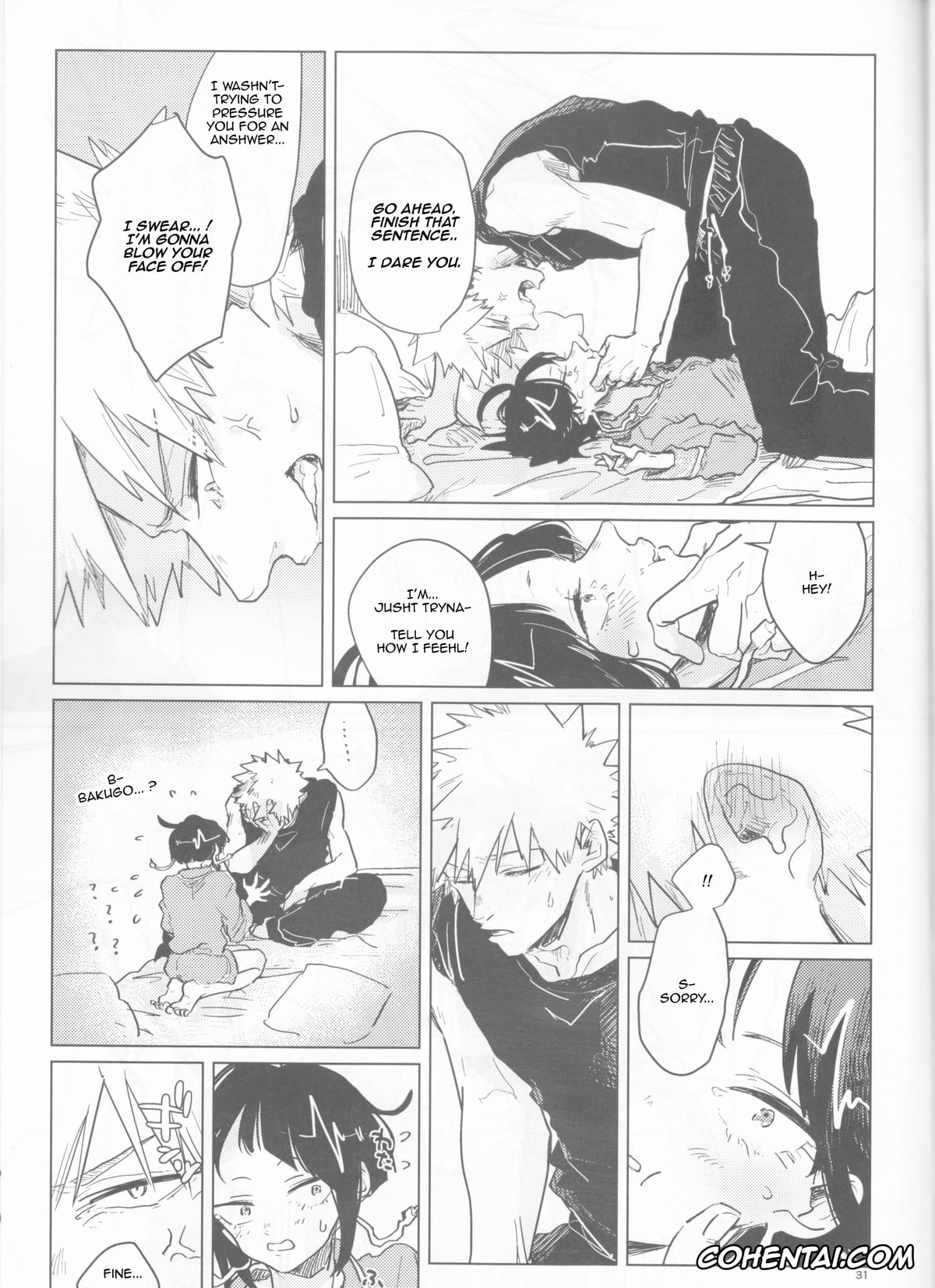 My Hero Academia | Boku No Hero Academia xxx, Katsuki Bakugou xxx, Kyoka Jiro xxx, Drunk, But Unharmed and Unashamed (Boku no Hero Academia), pagina 31