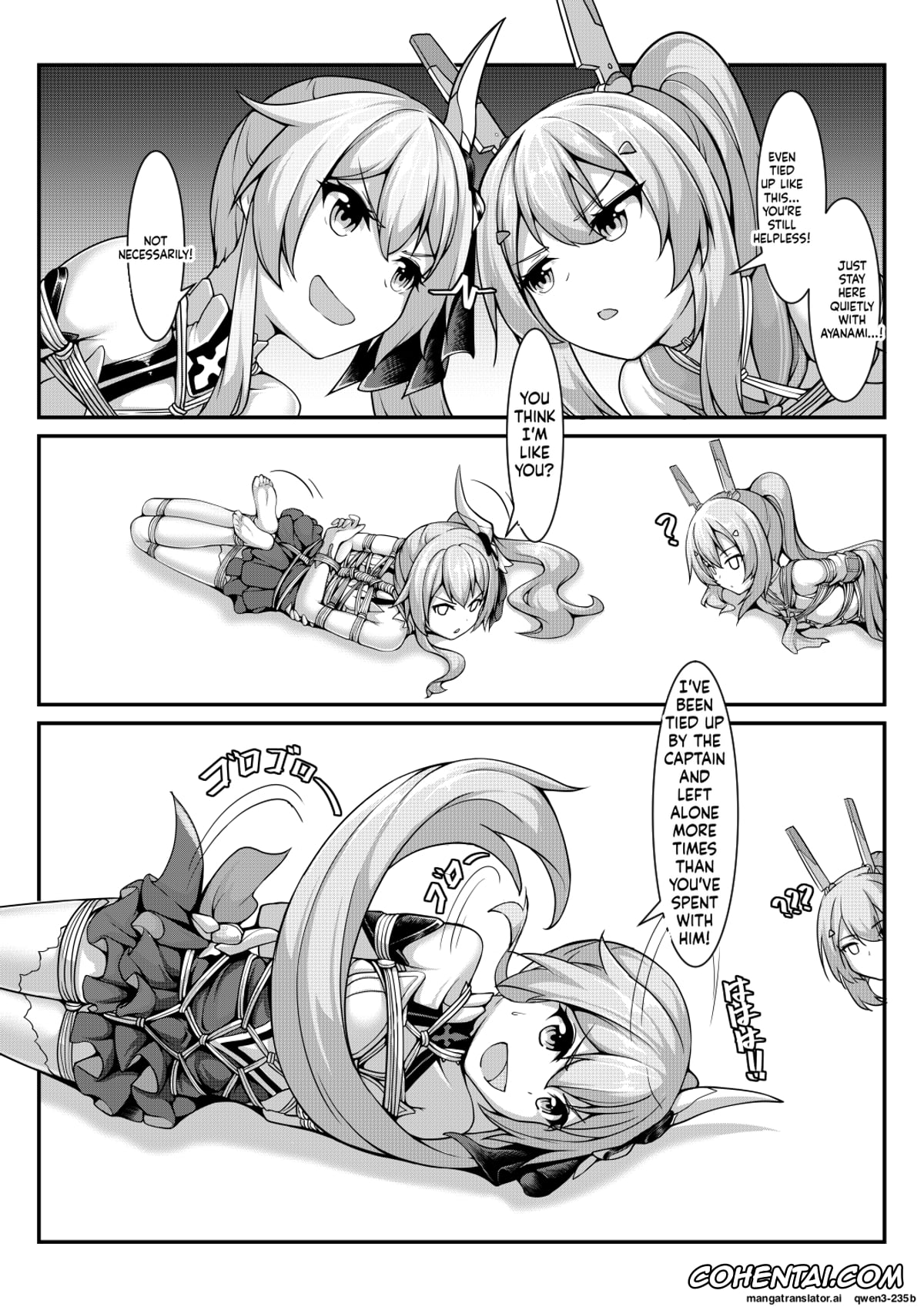 Azur Lane hentai, Genshin Impact hentai, Honkai Gakuen hentai, Ganyu hentai, Keqing hentai, Masochism Contest (Genshin Impact), pagina 9