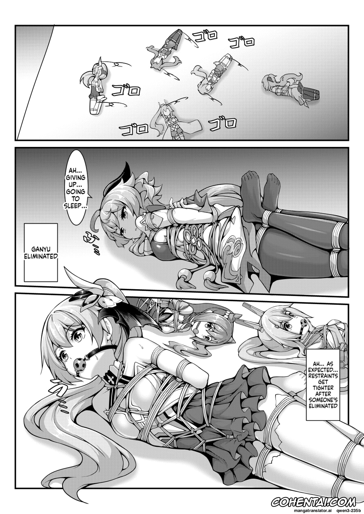 Azur Lane xxx, Genshin Impact xxx, Honkai Gakuen xxx, Ganyu xxx, Keqing xxx, Masochism Contest (Genshin Impact), pagina 10