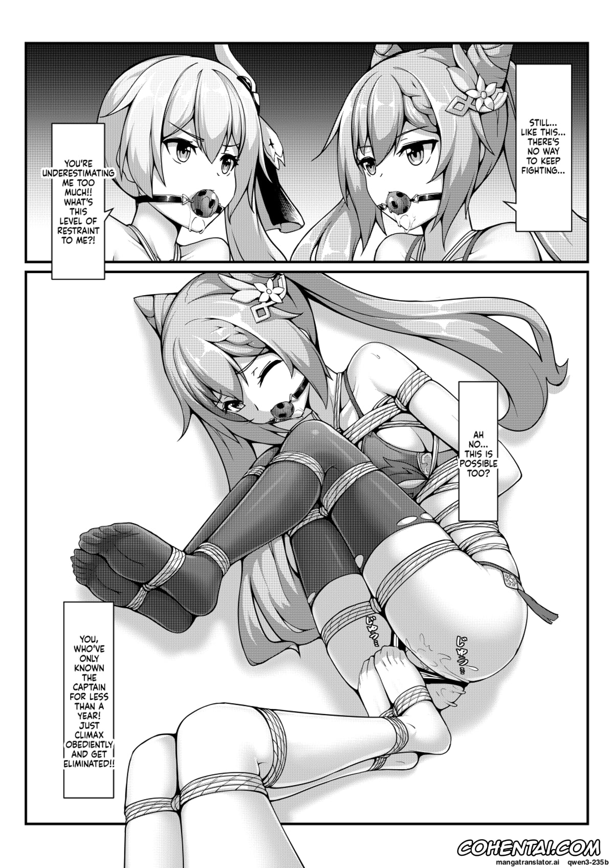 Azur Lane xxx, Genshin Impact xxx, Honkai Gakuen xxx, Ganyu xxx, Keqing xxx, Masochism Contest (Genshin Impact), pagina 16