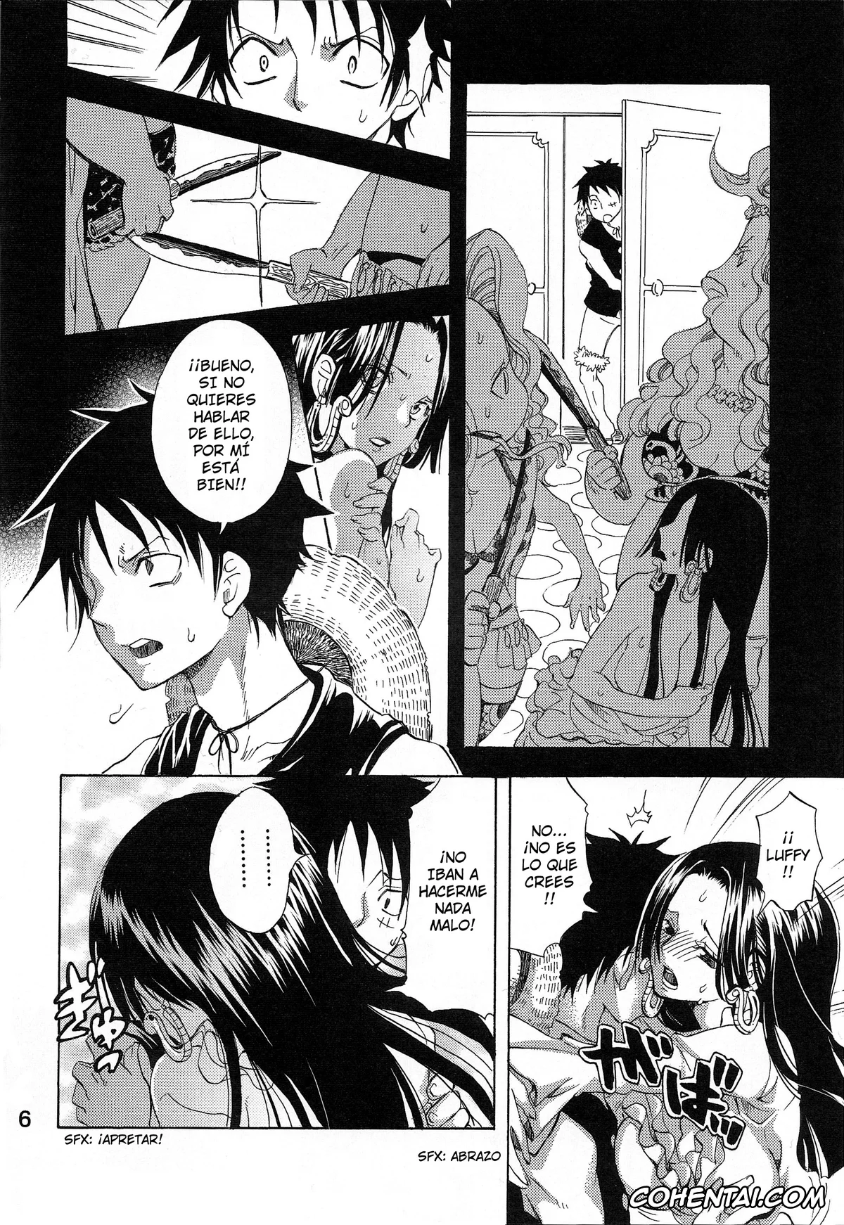 One Piece porno, Boa Hancock porno, Monkey D. Luffy porno, Heart Blossom (One Piece), pagina 5