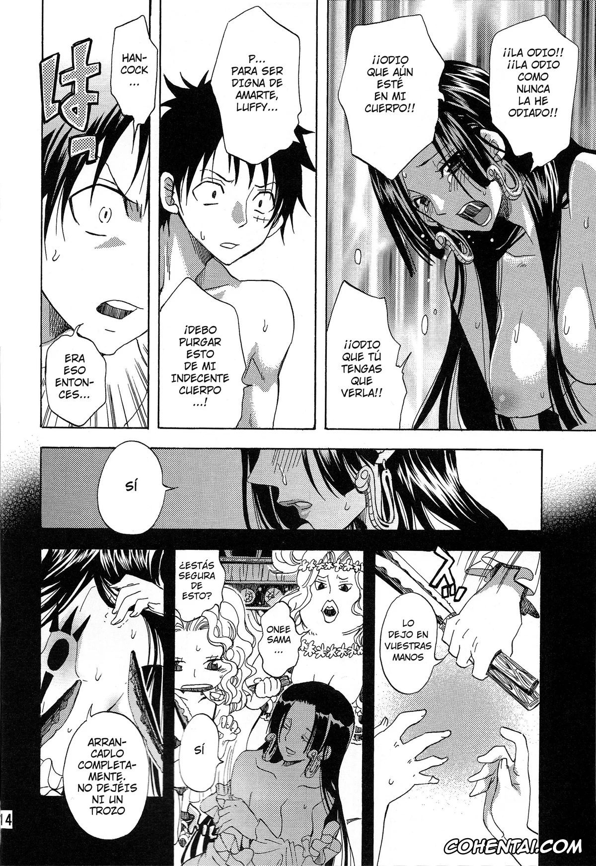 One Piece xxx, Boa Hancock xxx, Monkey D. Luffy xxx, Heart Blossom (One Piece), pagina 13