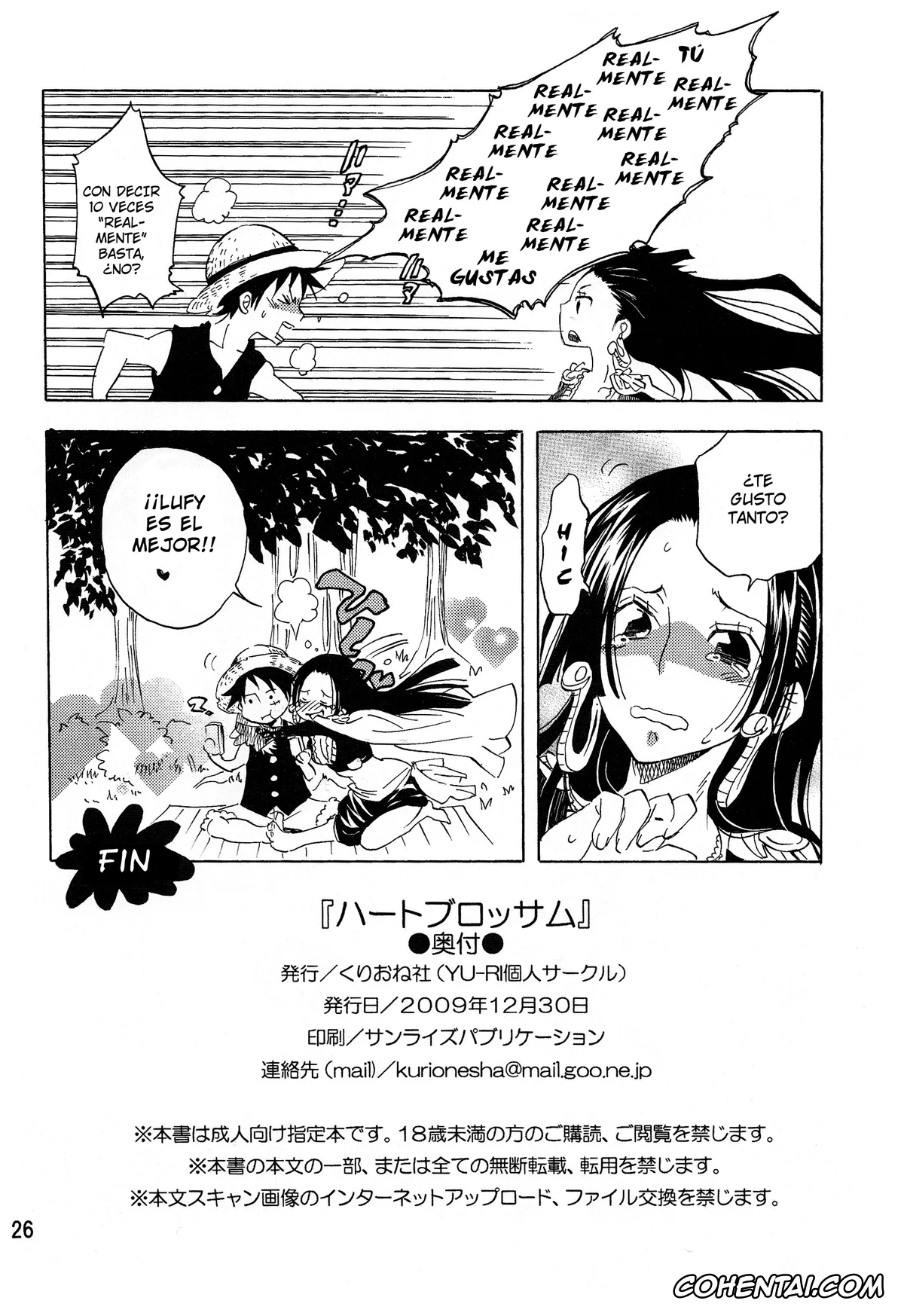 One Piece xxx, Boa Hancock xxx, Monkey D. Luffy xxx, Heart Blossom (One Piece), pagina 25