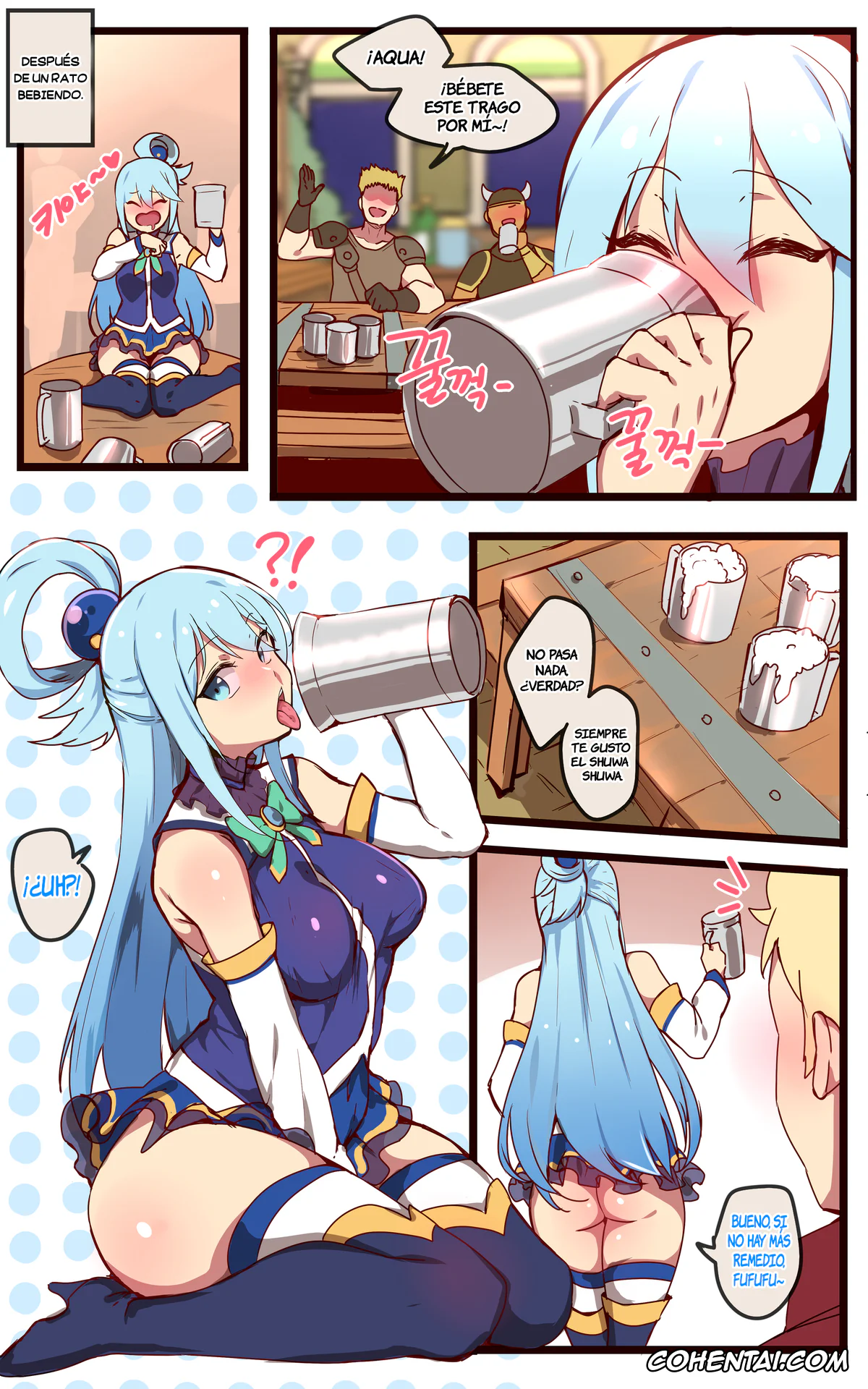 Kono Subarashii Sekai ni Syukufuku o! xxx, Aqua xxx, Dust xxx, Megumin xxx, Yunyun xxx, Kono Subarashii Sekai ni Syukufuku o!, pagina 4