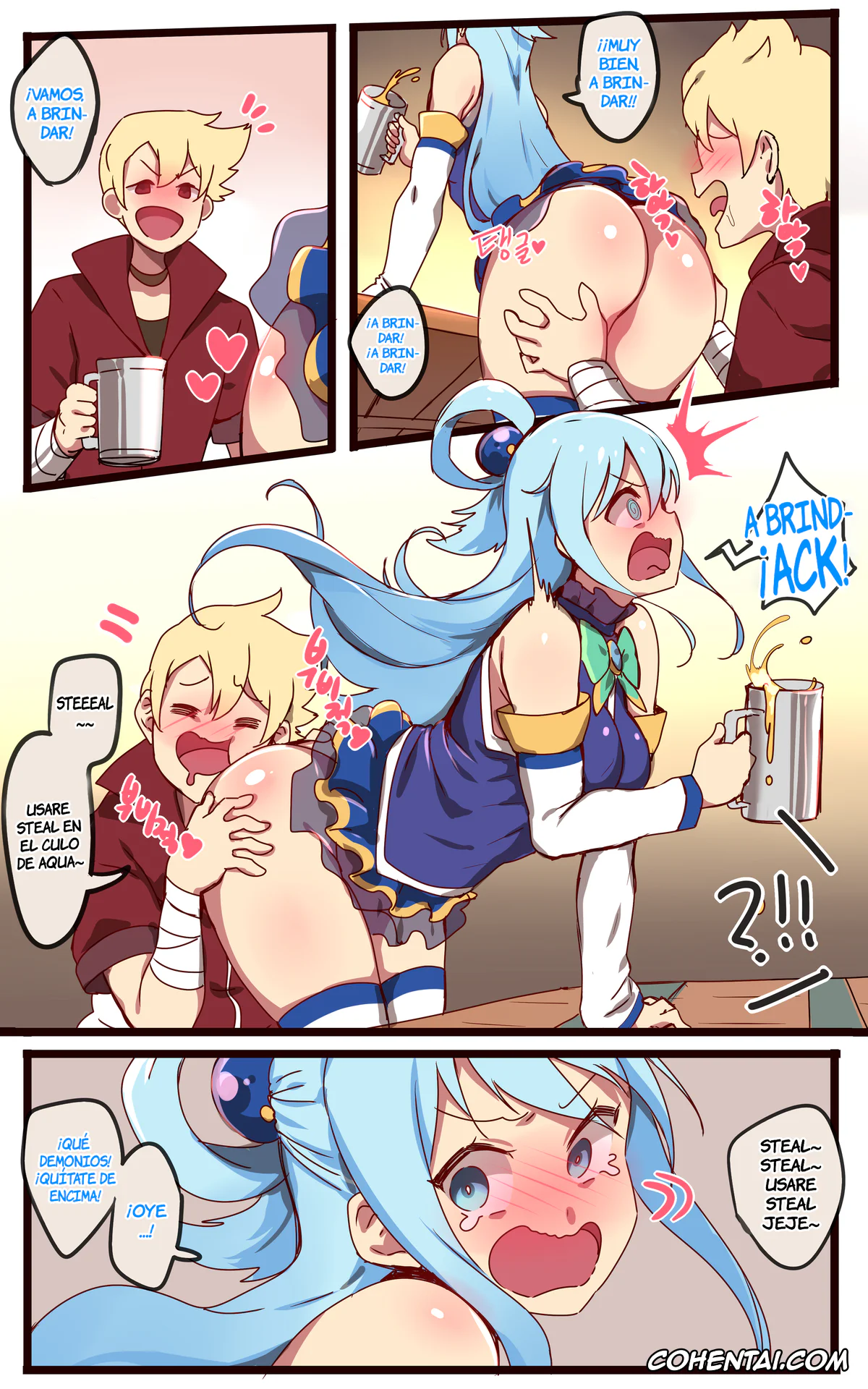 Kono Subarashii Sekai ni Syukufuku o! porno, Aqua porno, Dust porno, Megumin porno, Yunyun porno, Kono Subarashii Sekai ni Syukufuku o!, pagina 5