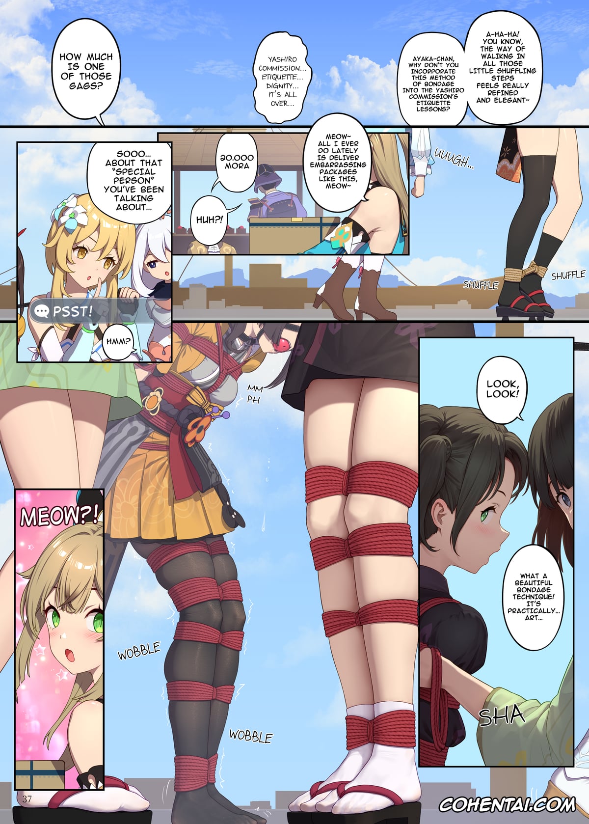 Genshin Impact xxx, Ayaka Kamisato xxx, Charlotte xxx, Chiori xxx, Focalors | Lady Furina xxx, Kirara xxx, Lumine xxx, Paimon xxx, Yoimiya Naganohara xxx, En no Ori Ito (Genshin Impact), pagina 37