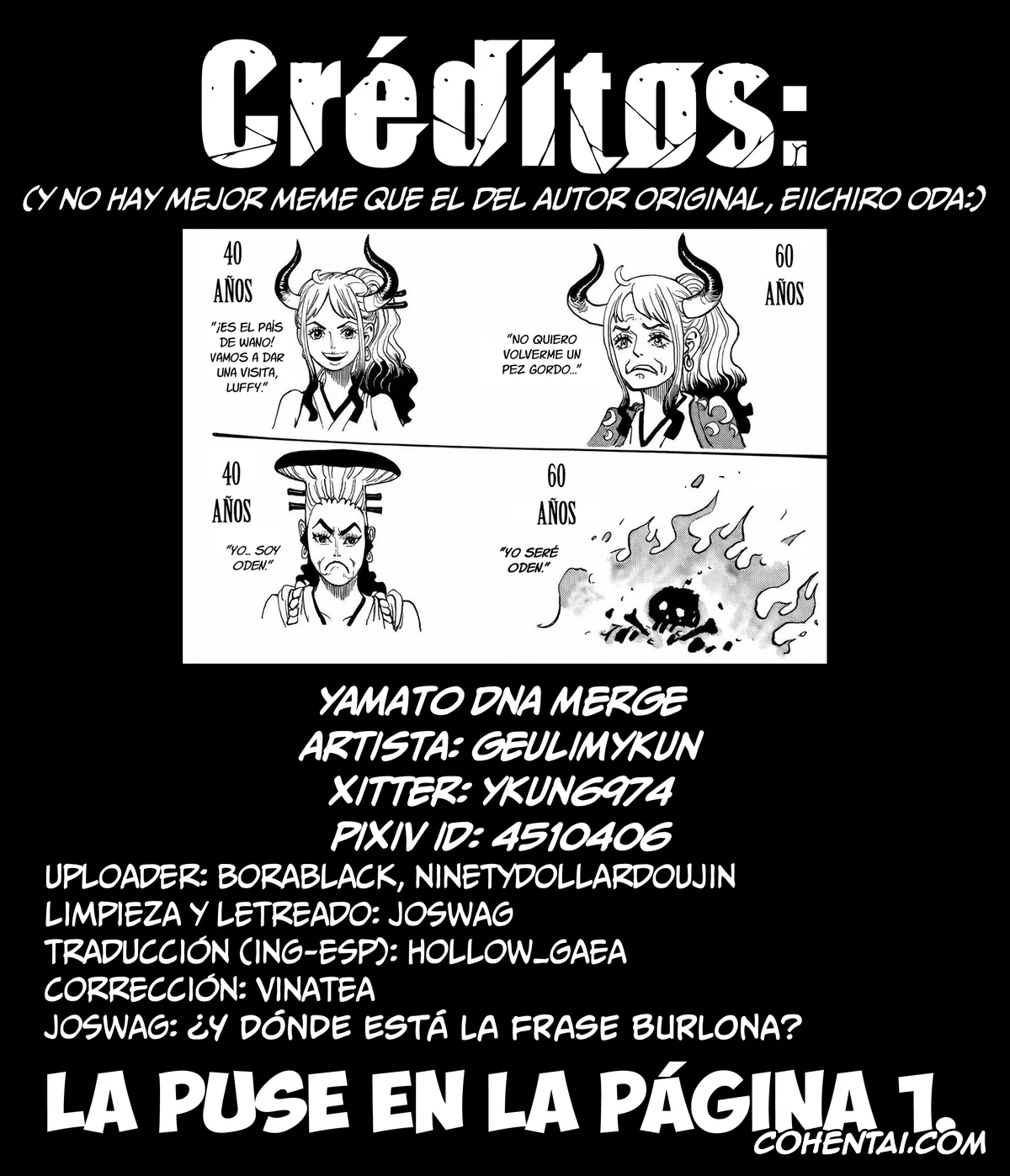 One Piece xxx, Gold D. Roger xxx, Portgas D. Ace xxx, Yamato xxx, Yamato DNA Merge (One Piece), pagina 19