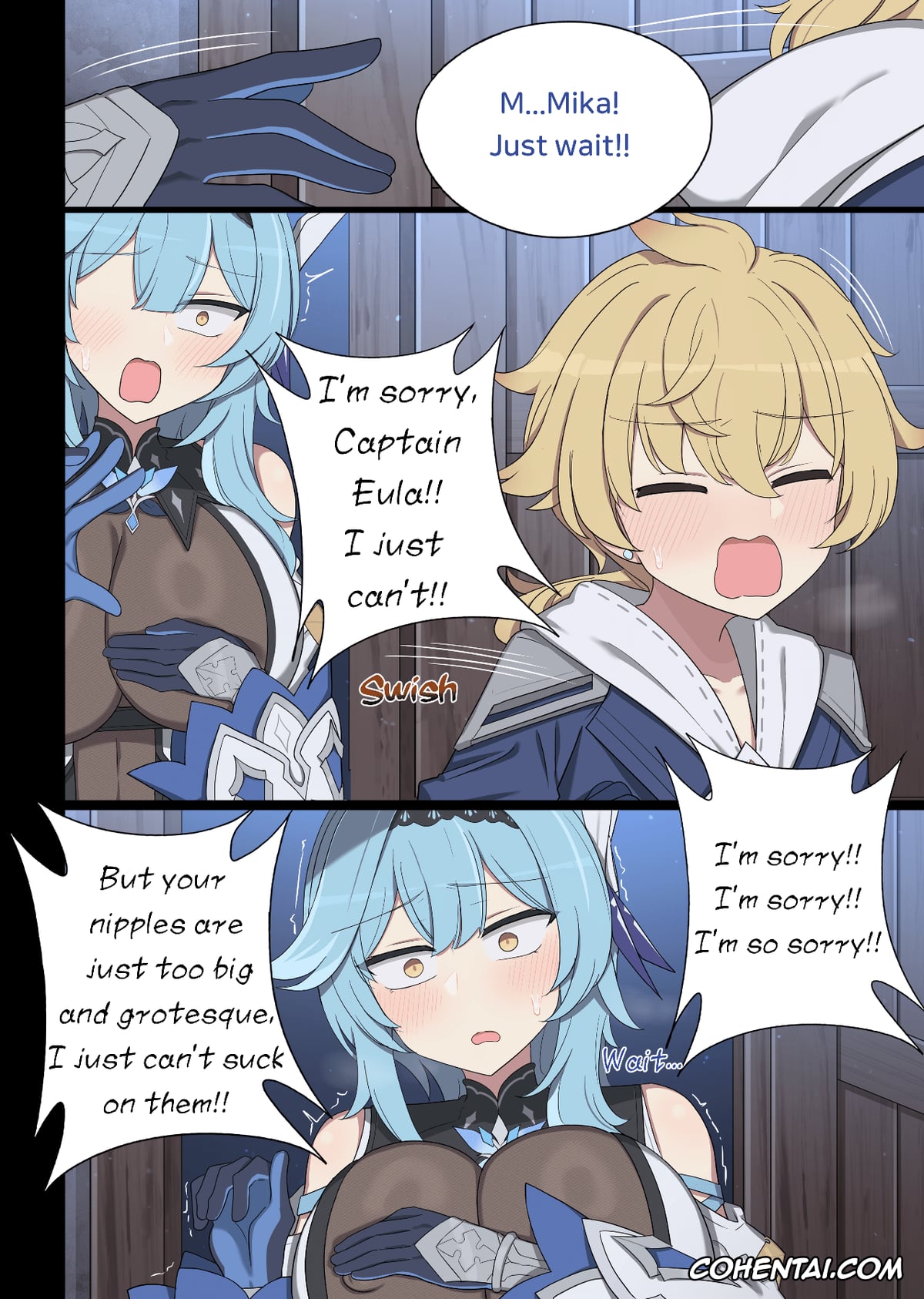 Genshin Impact xxx, Eula Lawrence xxx, Eula (Genshin Impact), pagina 1