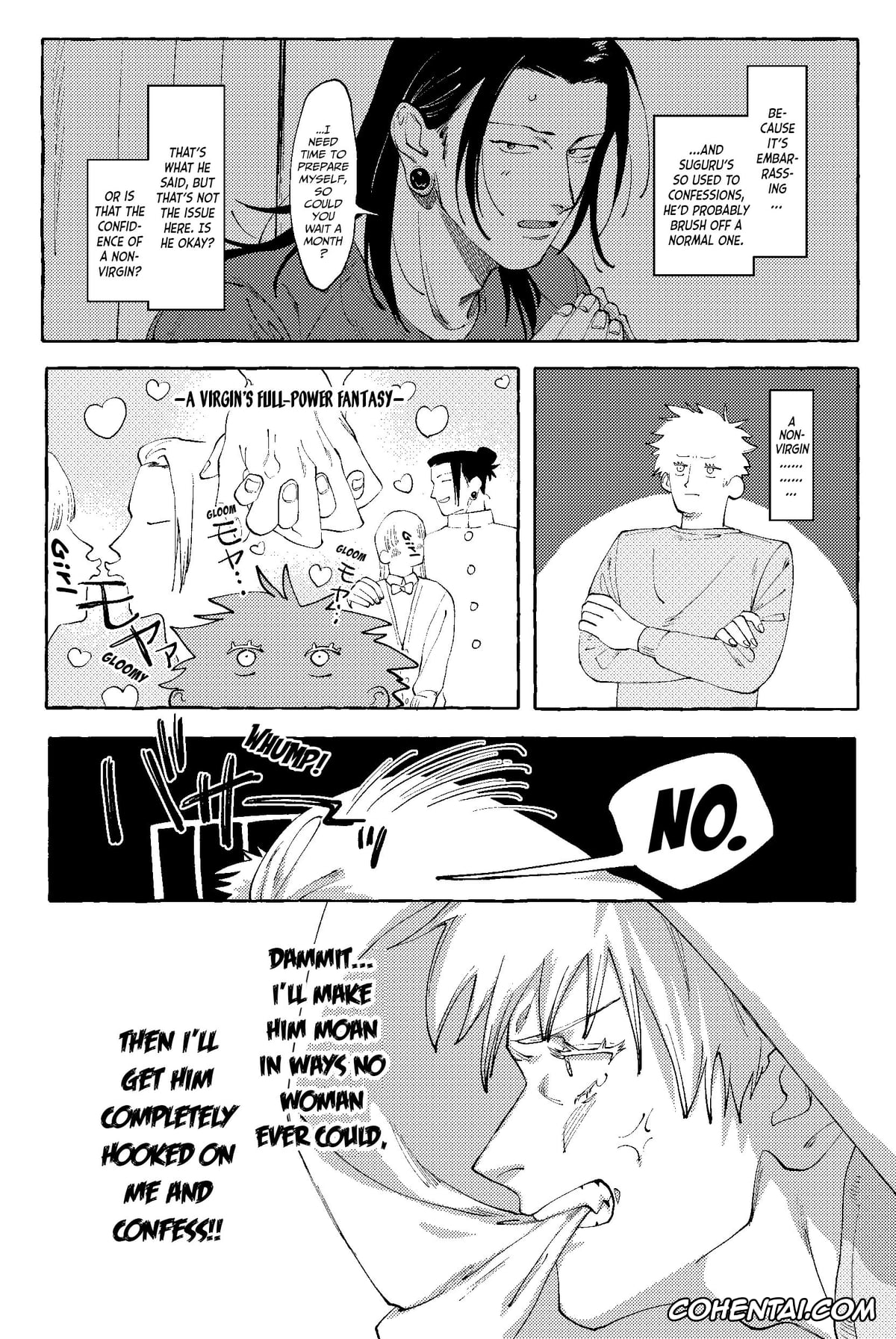 Jujutsu Kaisen hentai, Satoru Gojo hentai, Suguru Geto hentai, D no Susume (Jujutsu Kaisen), pagina 9