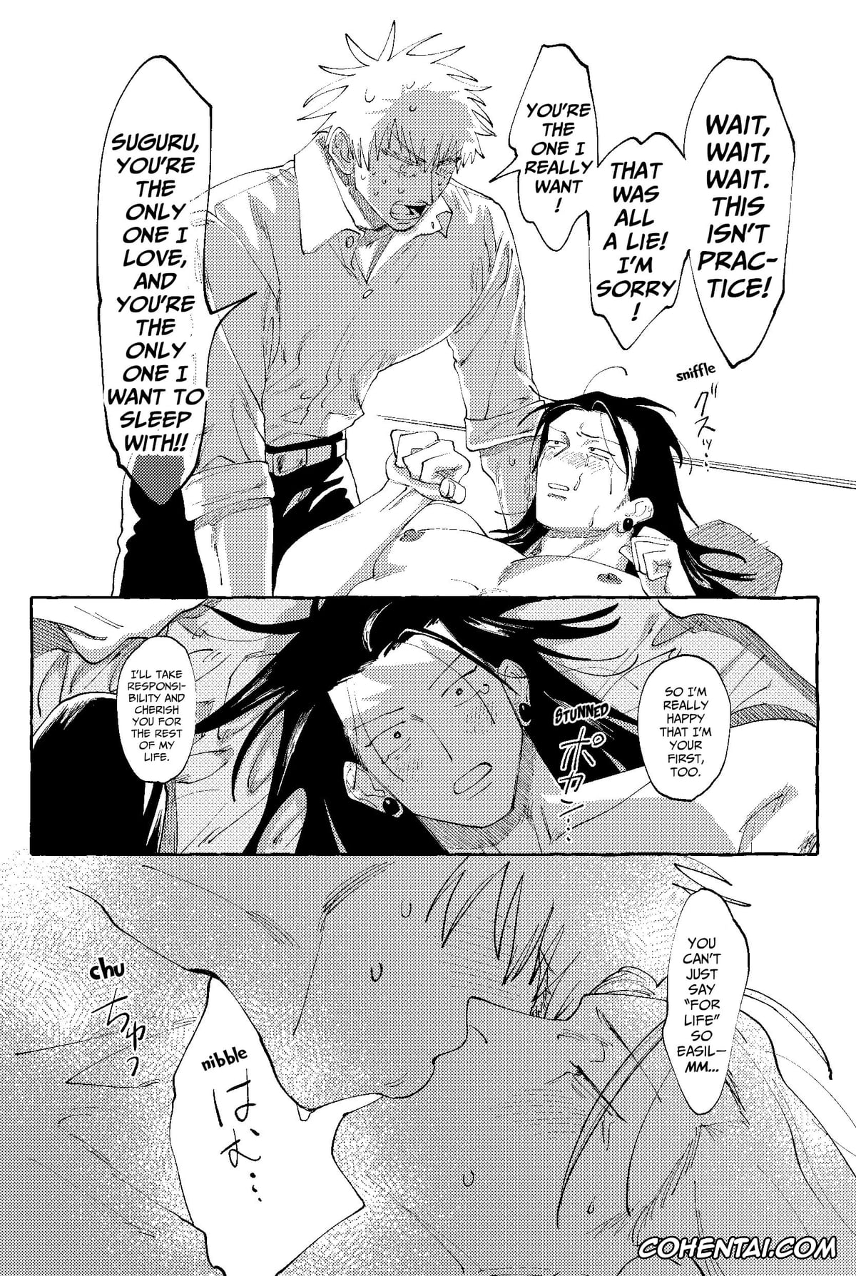 Jujutsu Kaisen hentai, Satoru Gojo hentai, Suguru Geto hentai, D no Susume (Jujutsu Kaisen), pagina 36
