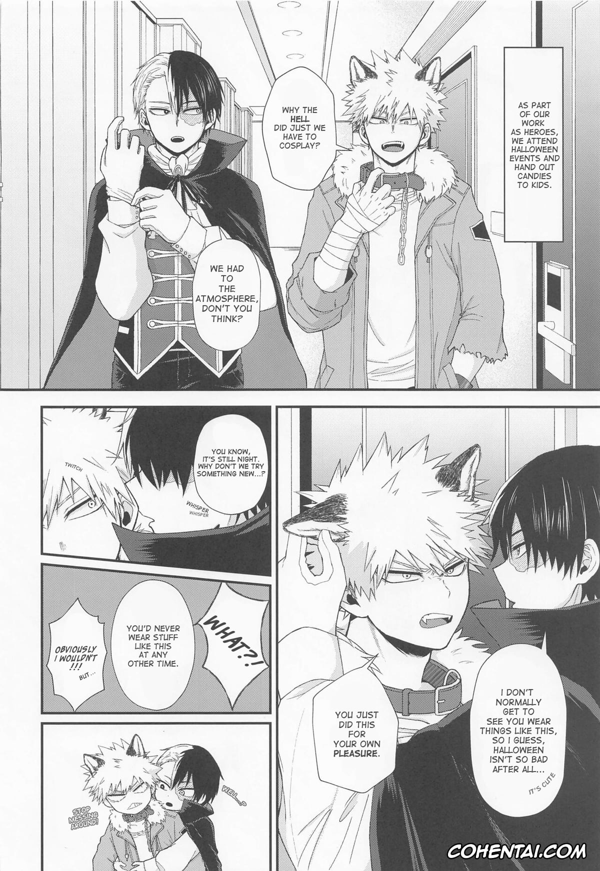 My Hero Academia | Boku No Hero Academia xxx, Katsuki Bakugou xxx, Shouto Todoroki xxx, ITCHING!!! (Boku no Hero Academia), pagina 4
