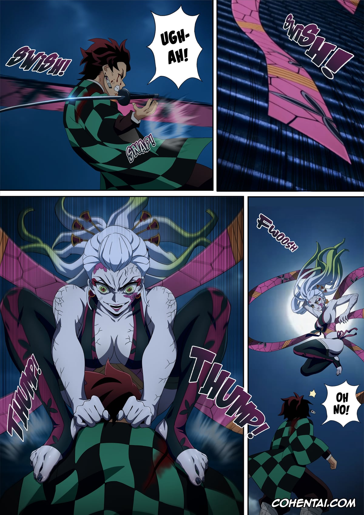 Kimetsu No Yaiba | Demon Slayer porno, Daki porno, Nezuko Kamado porno, Tanjirou Kamado porno, Daki’s Blood Demon Art: Trample 1+2 (Kimetsu no Yaiba), pagina 8