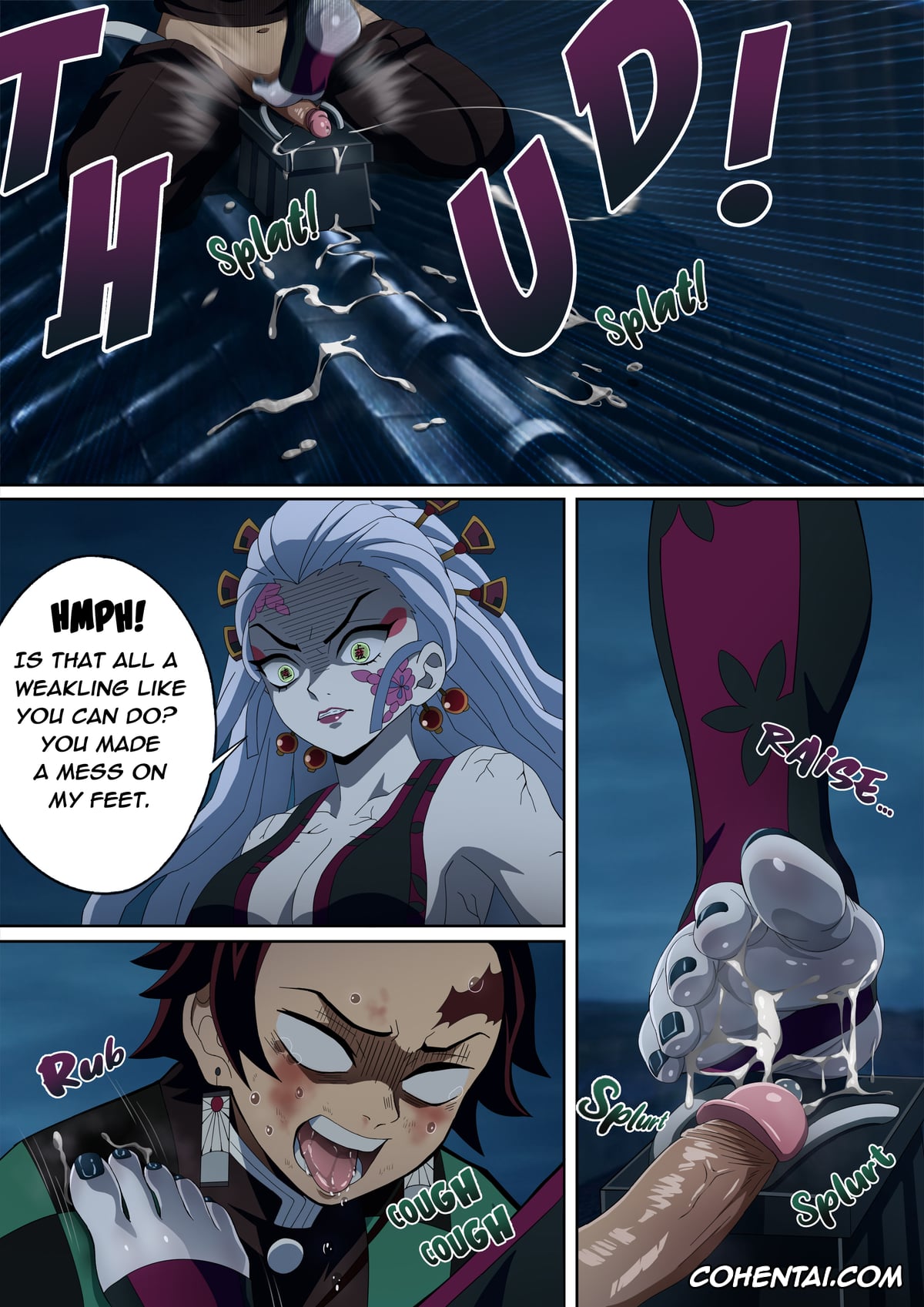 Kimetsu No Yaiba | Demon Slayer hentai, Daki hentai, Nezuko Kamado hentai, Tanjirou Kamado hentai, Daki’s Blood Demon Art: Trample 1+2 (Kimetsu no Yaiba), pagina 18