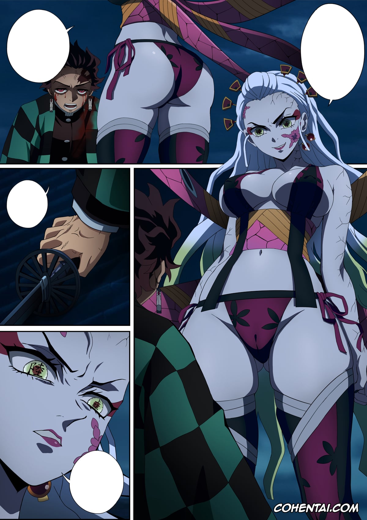 Kimetsu No Yaiba | Demon Slayer porno, Daki porno, Nezuko Kamado porno, Tanjirou Kamado porno, Daki’s Blood Demon Art: Trample 1+2 (Kimetsu no Yaiba), pagina 47