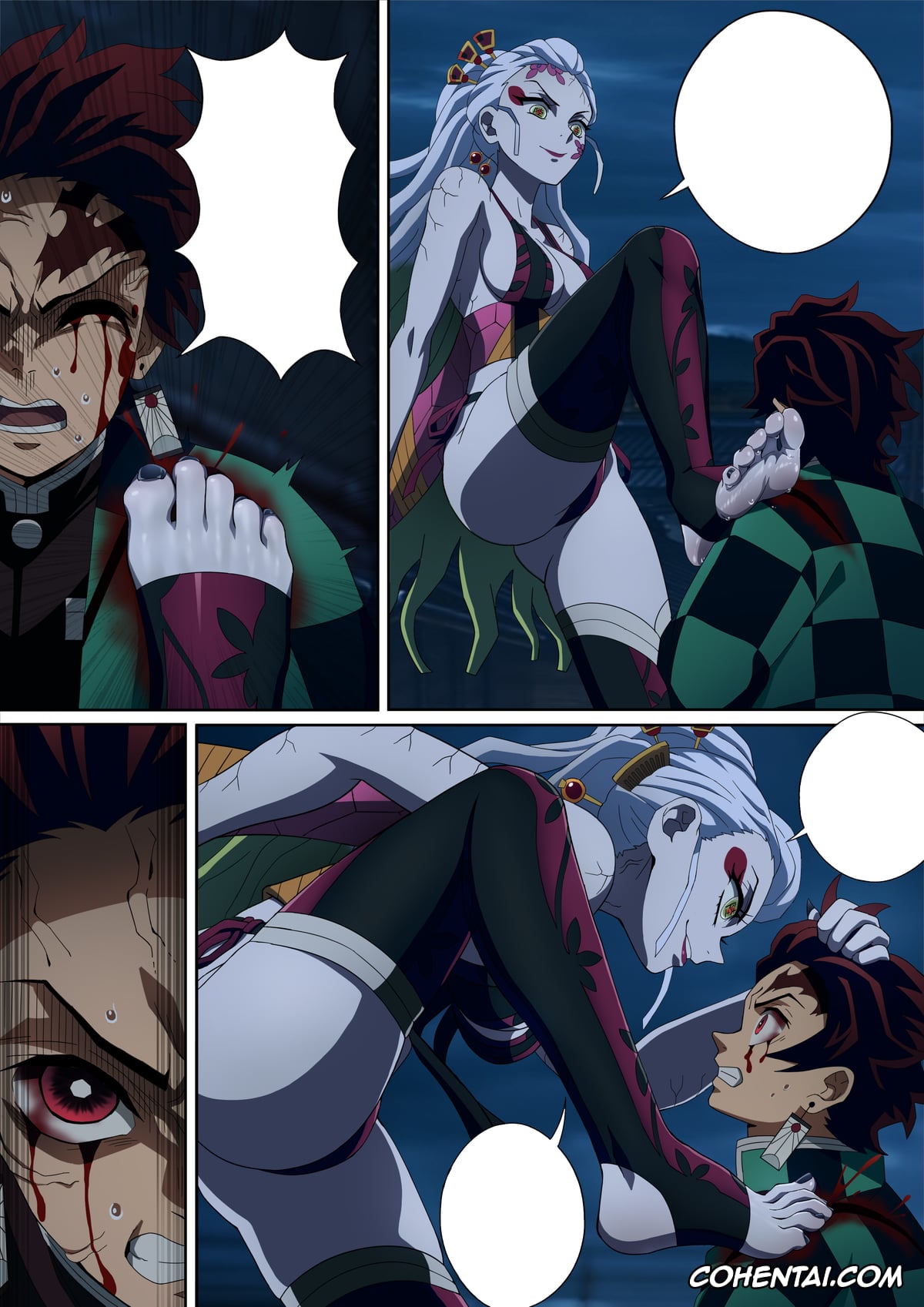 Kimetsu No Yaiba | Demon Slayer porno, Daki porno, Nezuko Kamado porno, Tanjirou Kamado porno, Daki’s Blood Demon Art: Trample 1+2 (Kimetsu no Yaiba), pagina 50