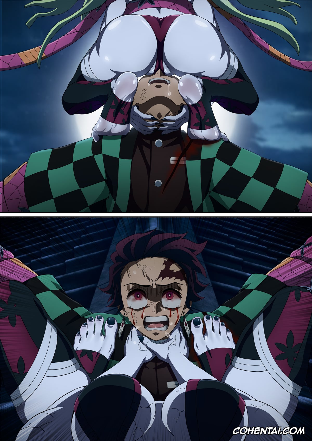 Kimetsu No Yaiba | Demon Slayer hentai, Daki hentai, Nezuko Kamado hentai, Tanjirou Kamado hentai, Daki’s Blood Demon Art: Trample 1+2 (Kimetsu no Yaiba), pagina 54