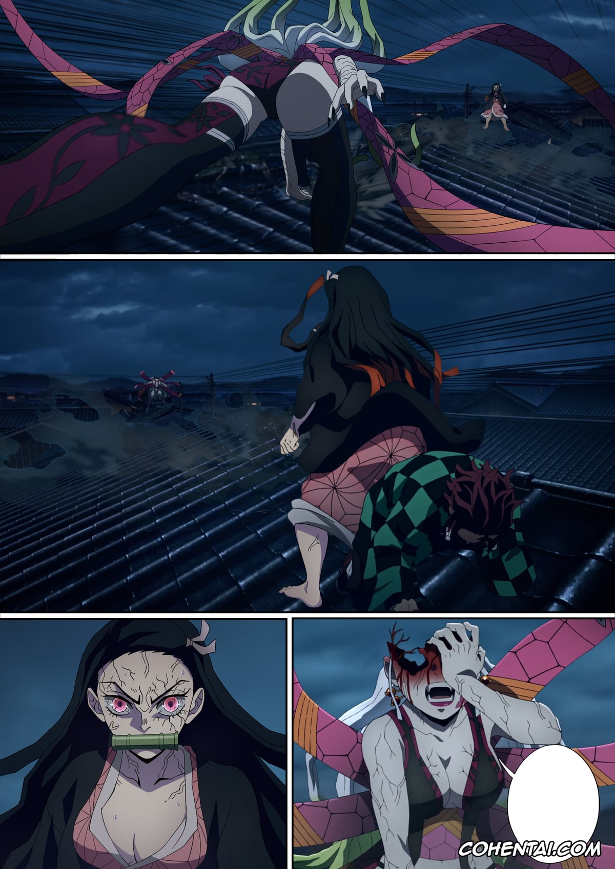 Kimetsu No Yaiba | Demon Slayer xxx, Daki xxx, Nezuko Kamado xxx, Tanjirou Kamado xxx, Daki’s Blood Demon Art: Trample 1+2 (Kimetsu no Yaiba), pagina 64