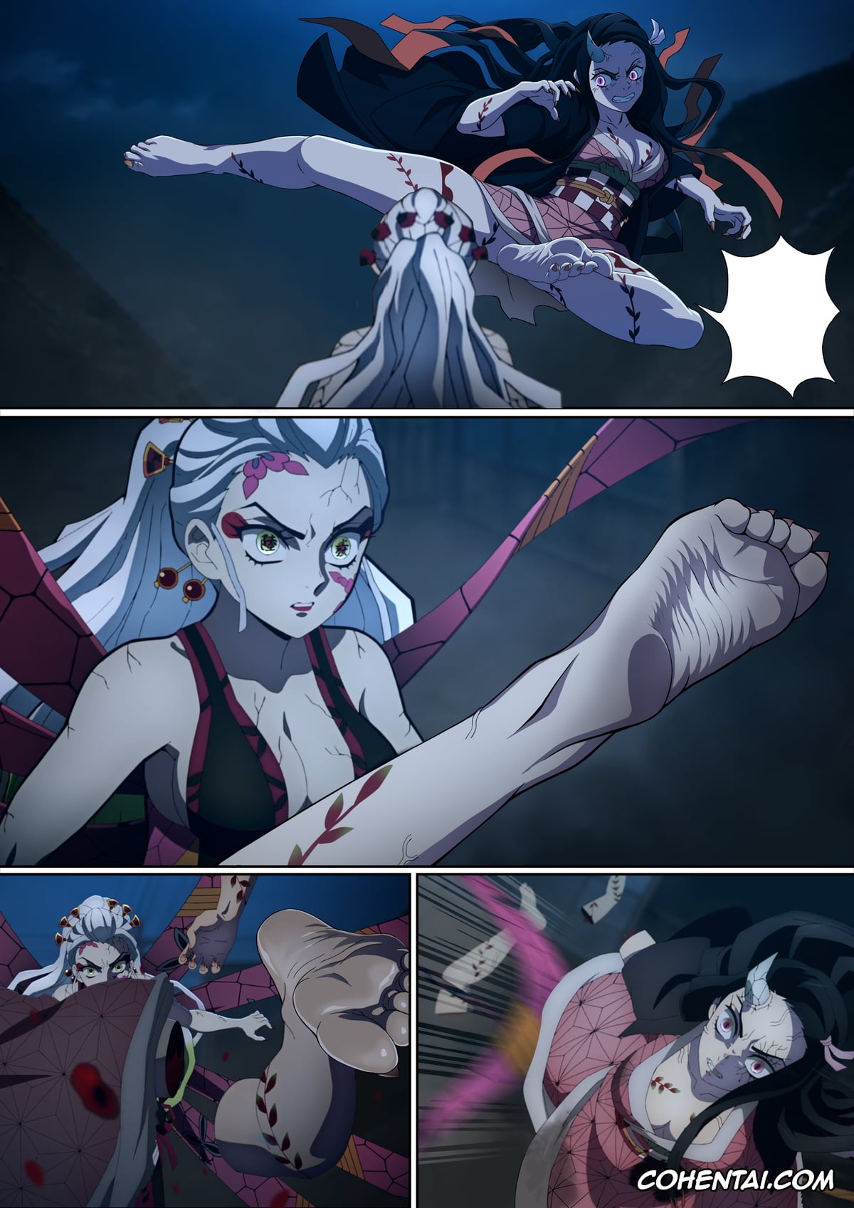 Kimetsu No Yaiba | Demon Slayer xxx, Daki xxx, Nezuko Kamado xxx, Tanjirou Kamado xxx, Daki’s Blood Demon Art: Trample 1+2 (Kimetsu no Yaiba), pagina 67