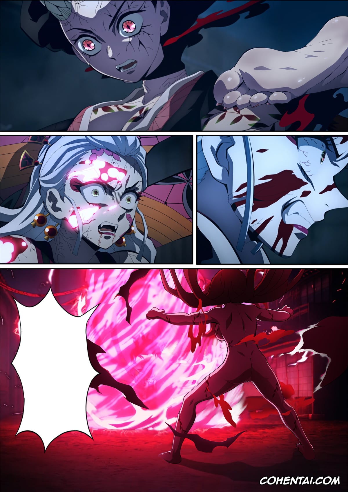 Kimetsu No Yaiba | Demon Slayer xxx, Daki xxx, Nezuko Kamado xxx, Tanjirou Kamado xxx, Daki’s Blood Demon Art: Trample 1+2 (Kimetsu no Yaiba), pagina 73