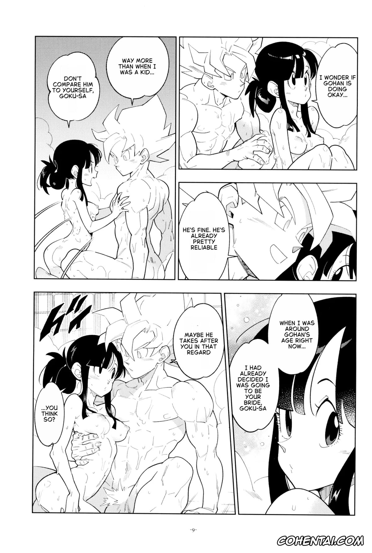 Dragon Ball Z hentai, Chi Chi hentai, Son Goku hentai, Futari kiri (Dragon Ball Z), pagina 6