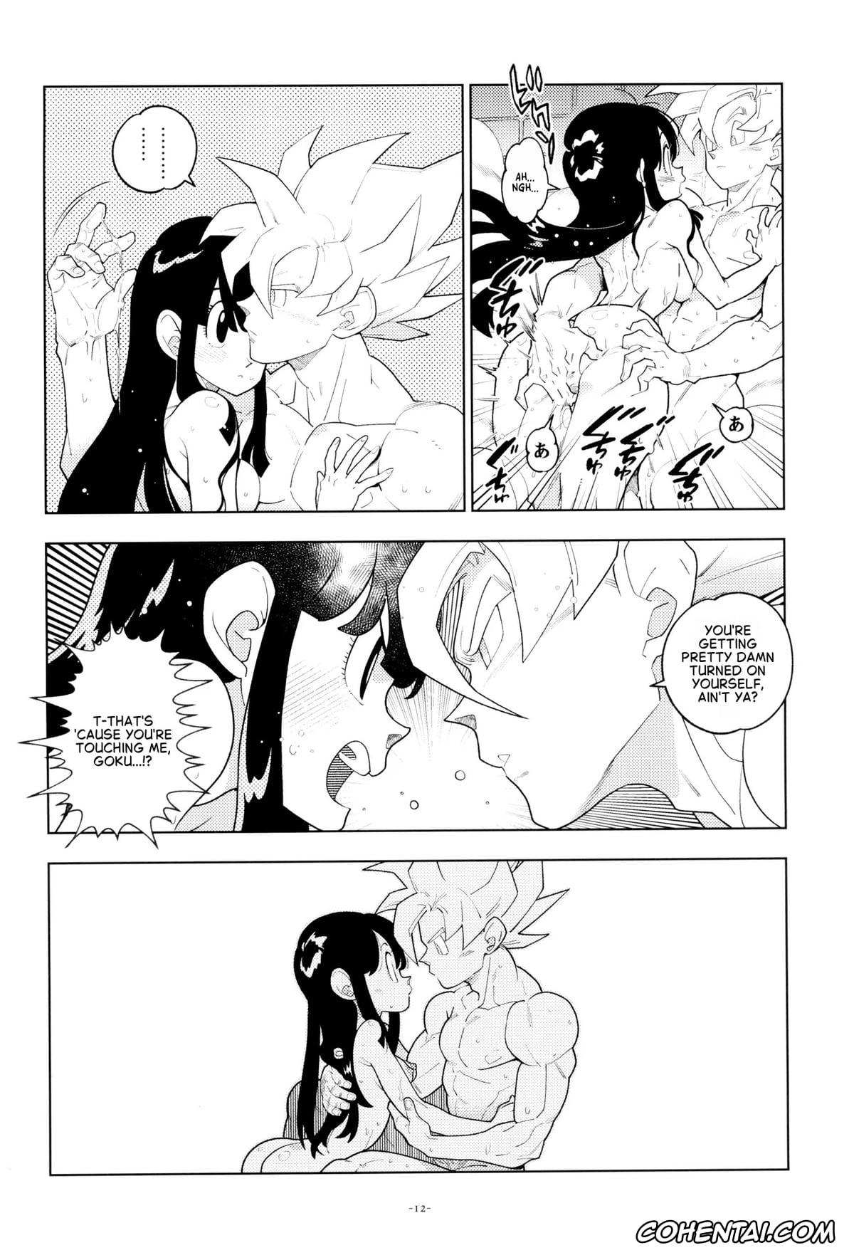 Dragon Ball Z hentai, Chi Chi hentai, Son Goku hentai, Futari kiri (Dragon Ball Z), pagina 9
