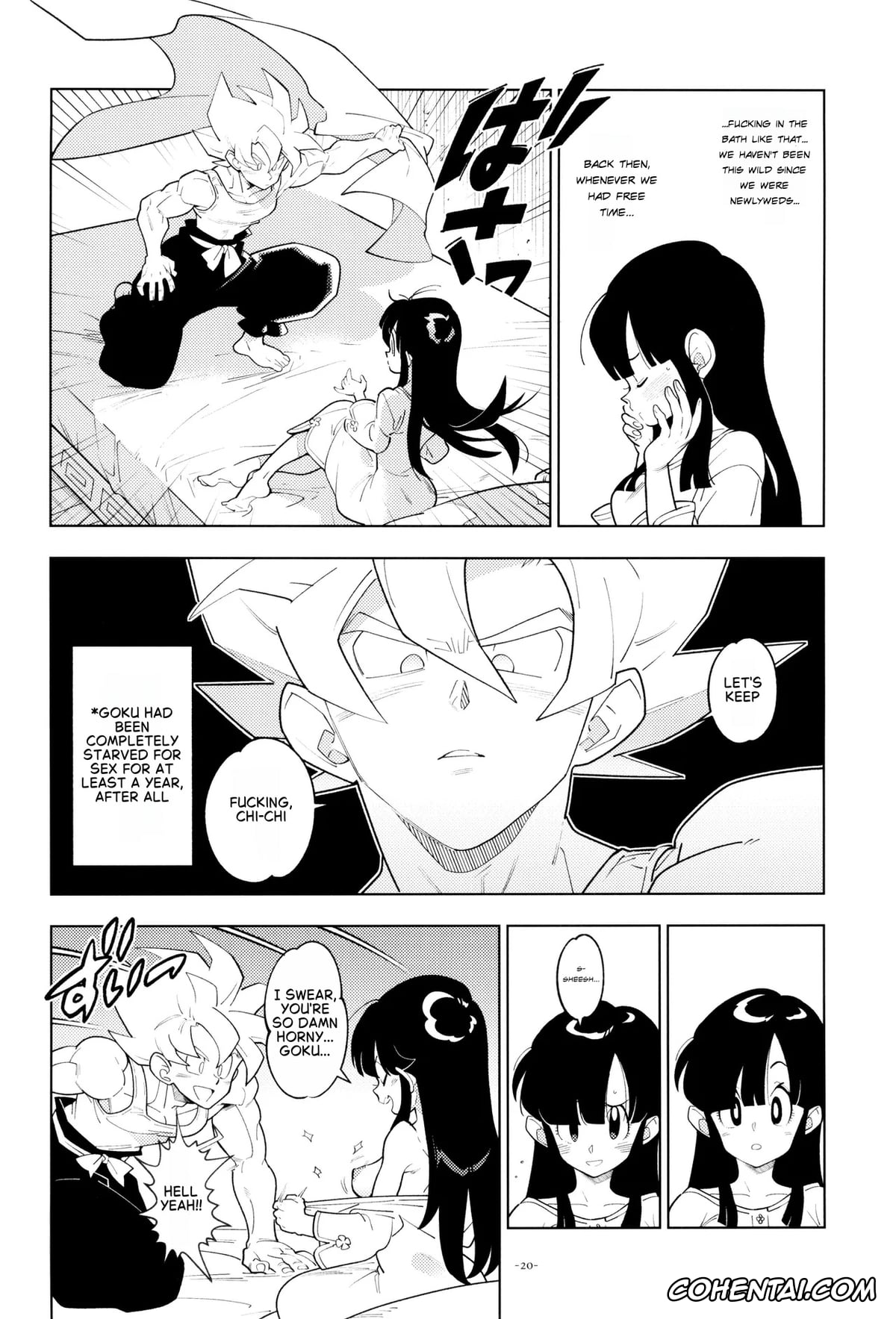 Dragon Ball Z porno, Chi Chi porno, Son Goku porno, Futari kiri (Dragon Ball Z), pagina 17