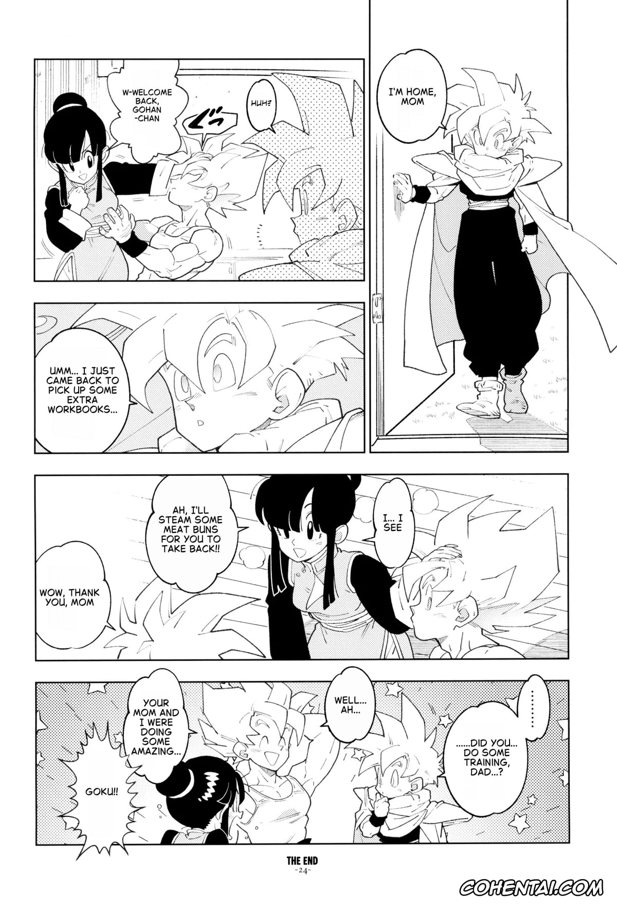 Dragon Ball Z hentai, Chi Chi hentai, Son Goku hentai, Futari kiri (Dragon Ball Z), pagina 21